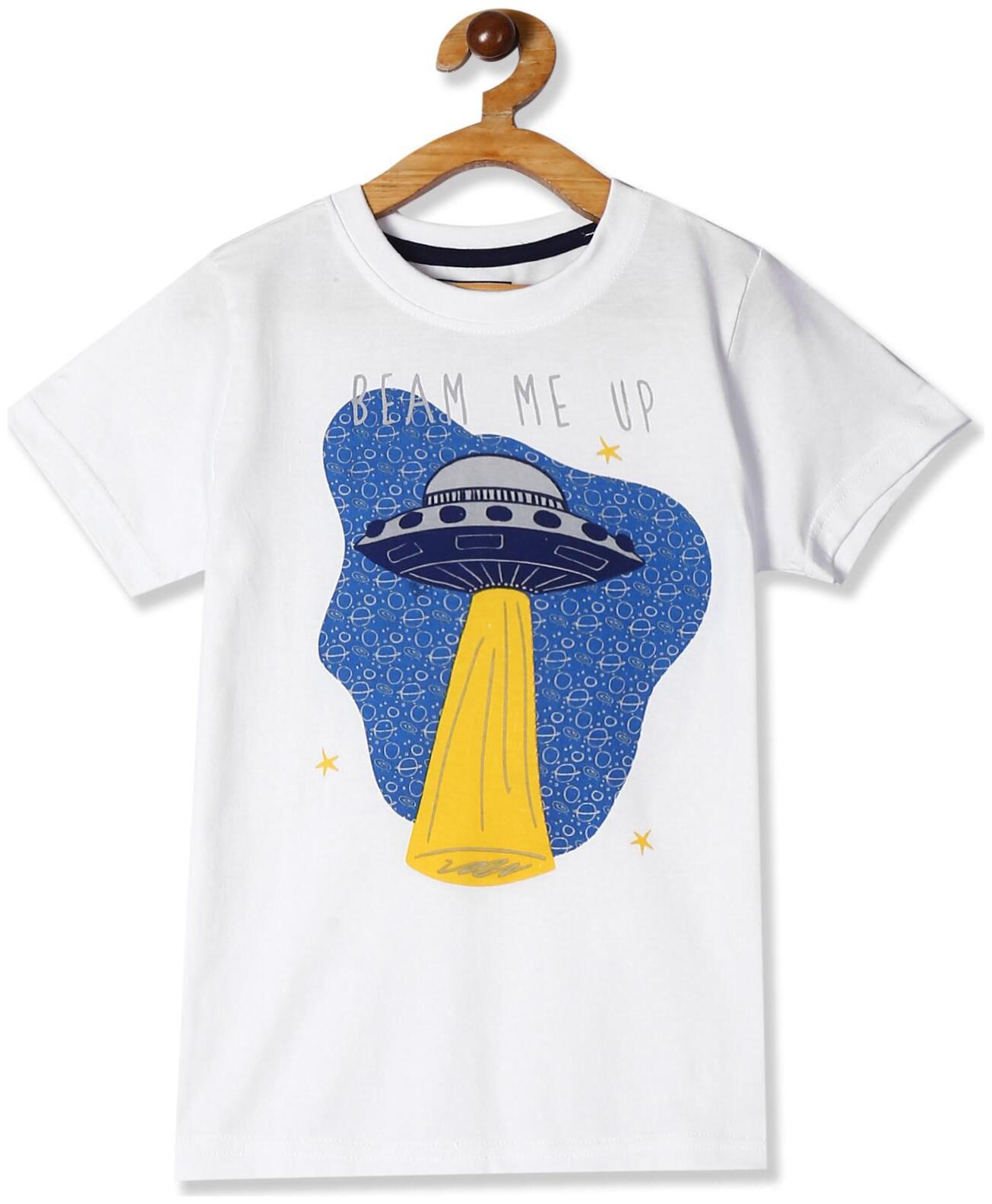 

CHEROKEE Boy Cotton Printed T-shirt - White