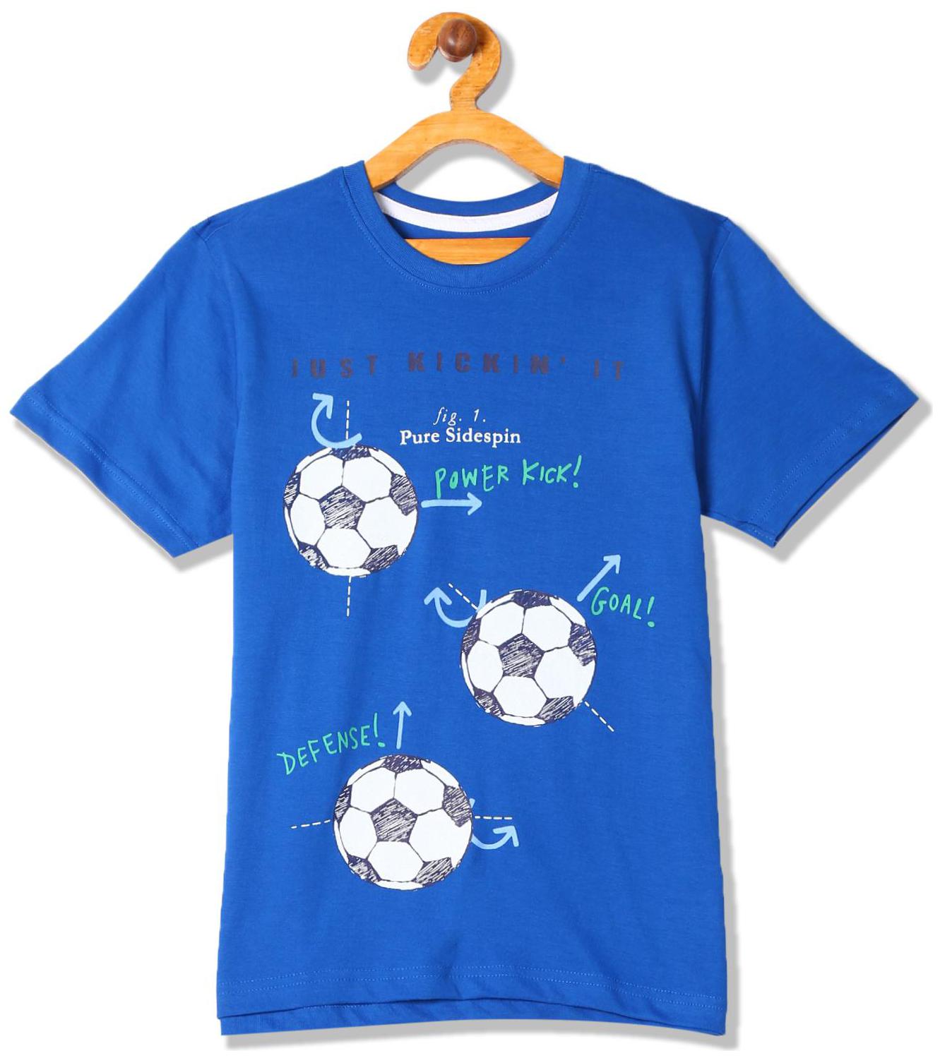 

CHEROKEE Boy Cotton Printed T-shirt - Blue