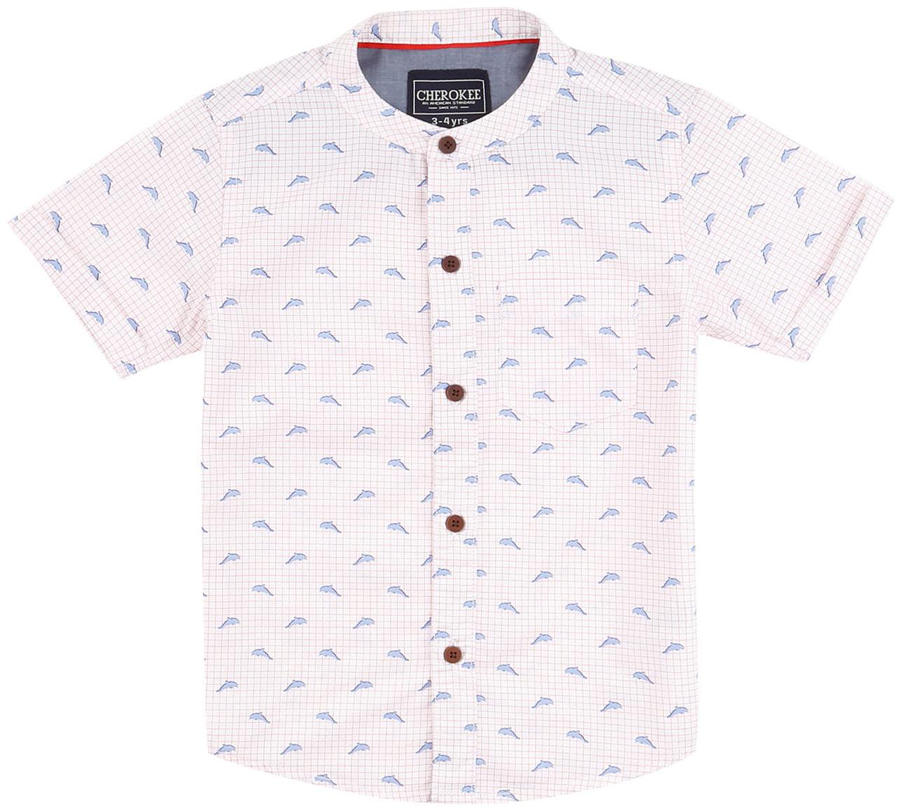 

CHEROKEE Boy Cotton Printed Shirt Pink