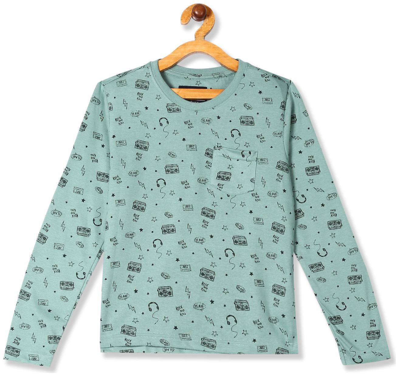 

CHEROKEE Boy Cotton Printed T-shirt - Green