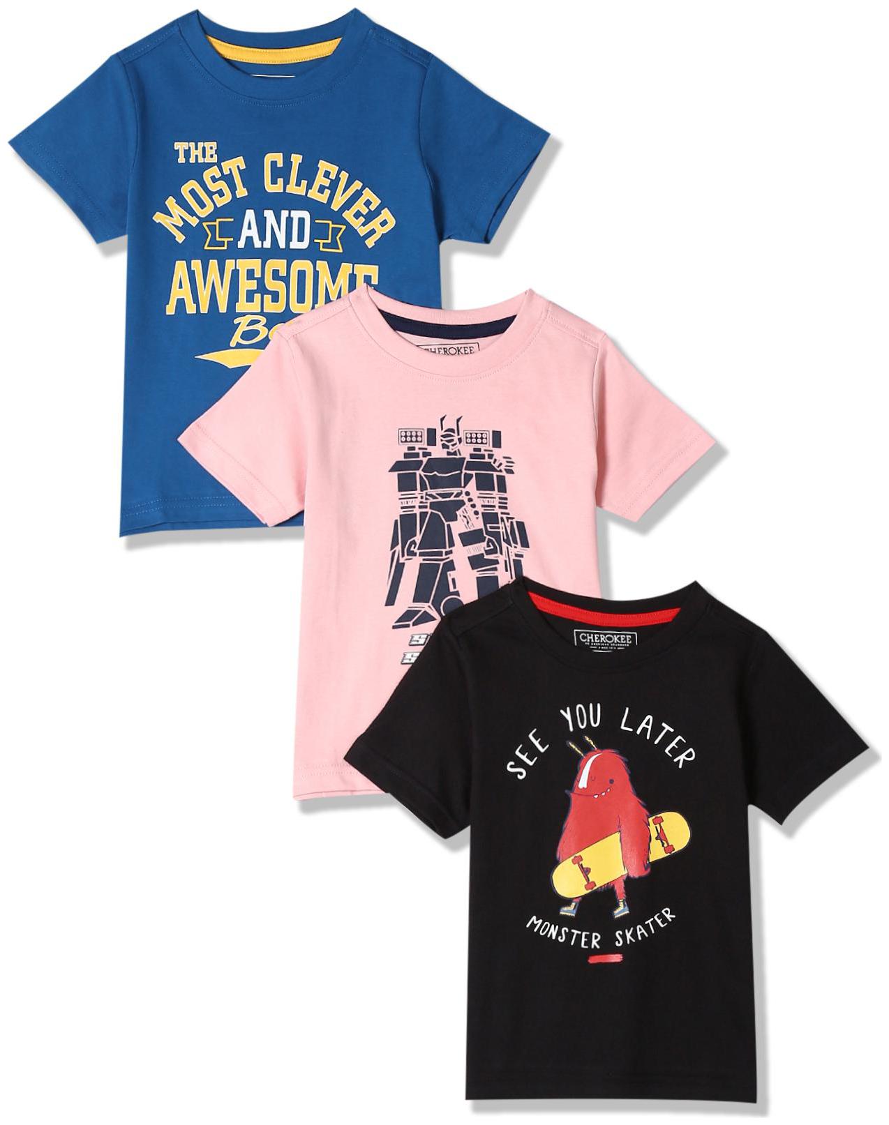 

CHEROKEE Boy Cotton Printed T-shirt - Multi