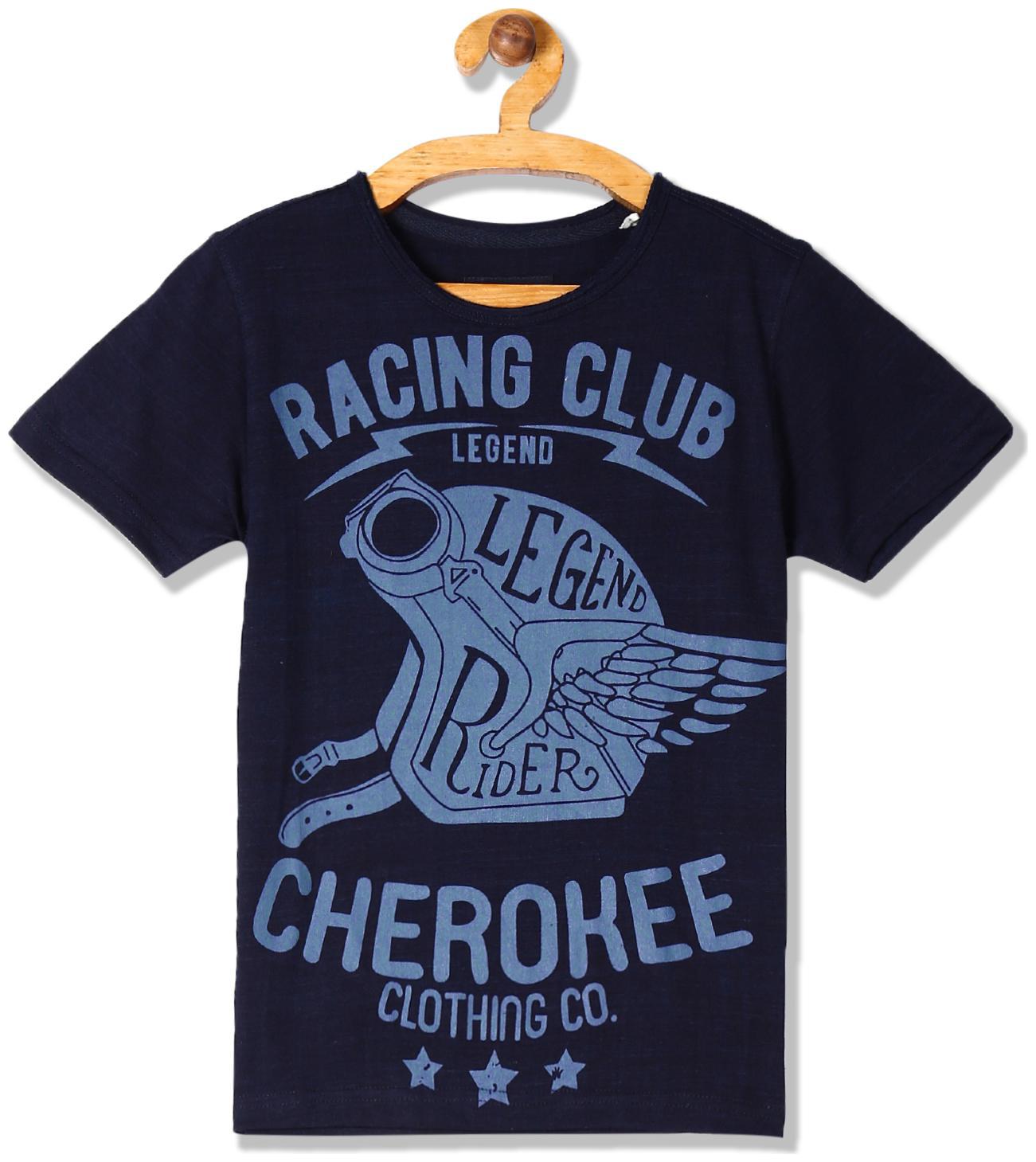 

CHEROKEE Boy Cotton Printed T-shirt - Blue