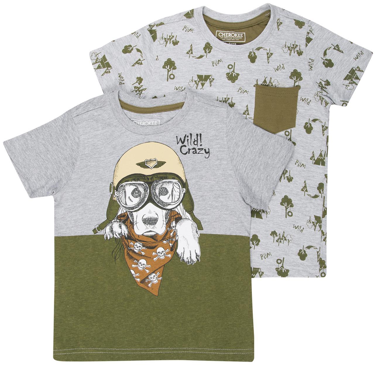 

CHEROKEE Boy Cotton Printed T-shirt - Grey
