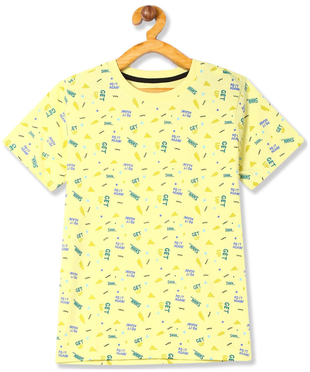 

CHEROKEE Boy Cotton Printed T-shirt - Yellow