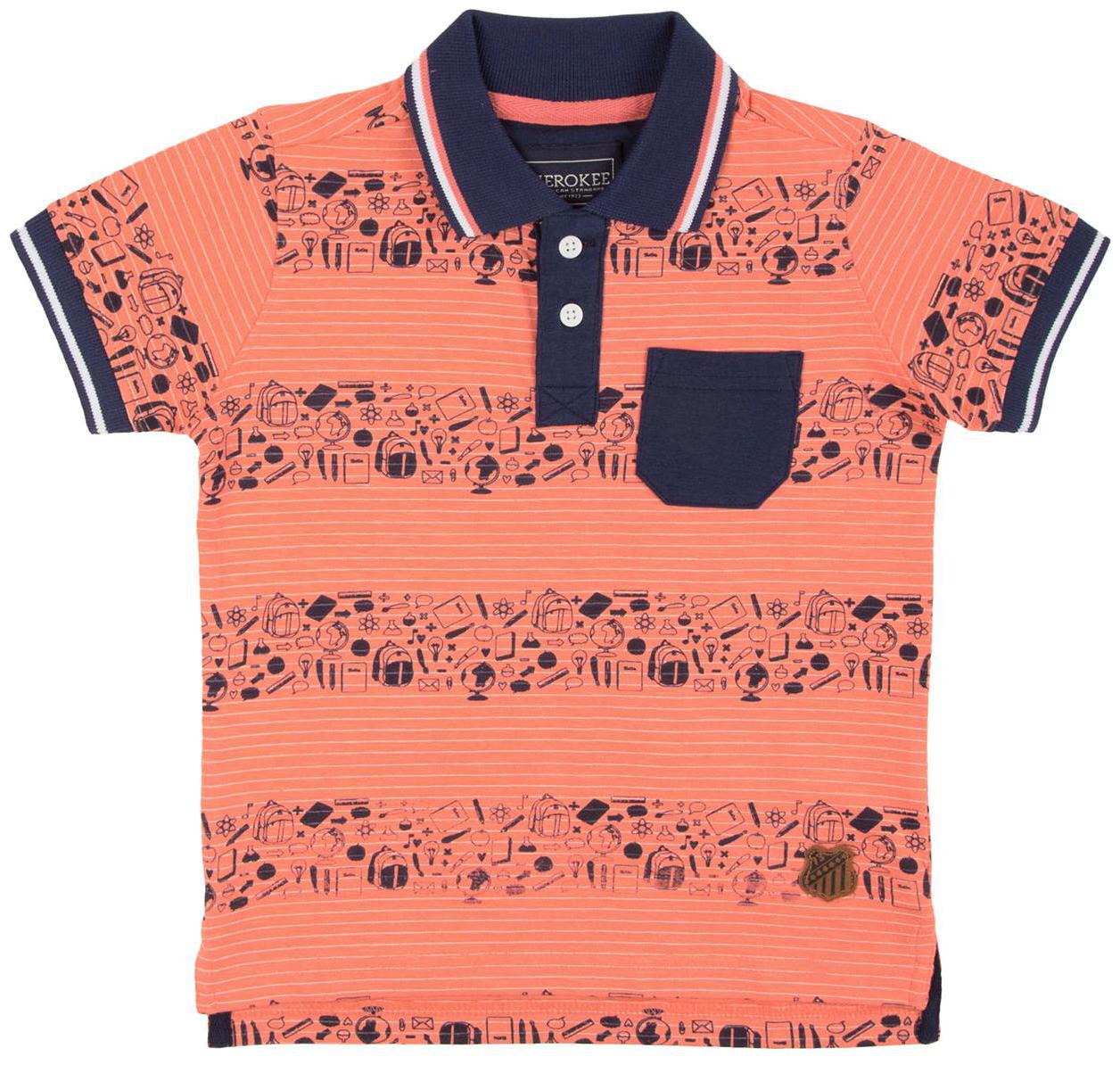 

CHEROKEE Boy Cotton Printed T-shirt - Orange