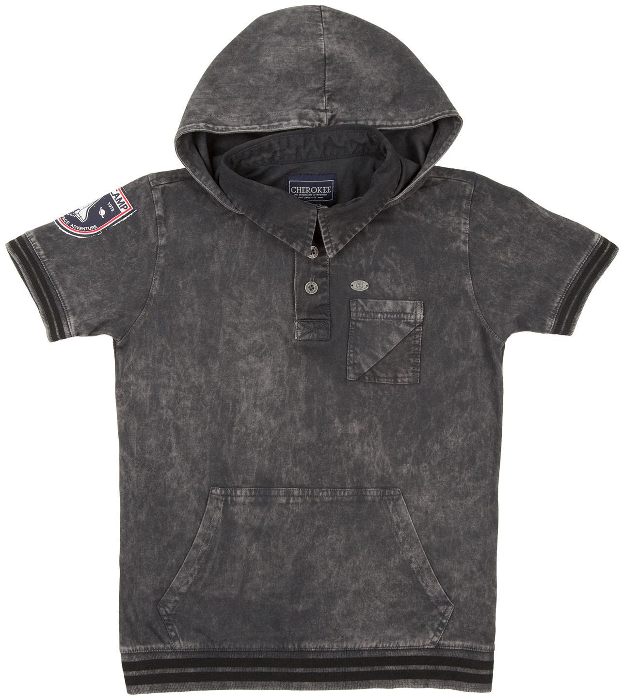 

CHEROKEE Boy Cotton Solid T-shirt - Grey