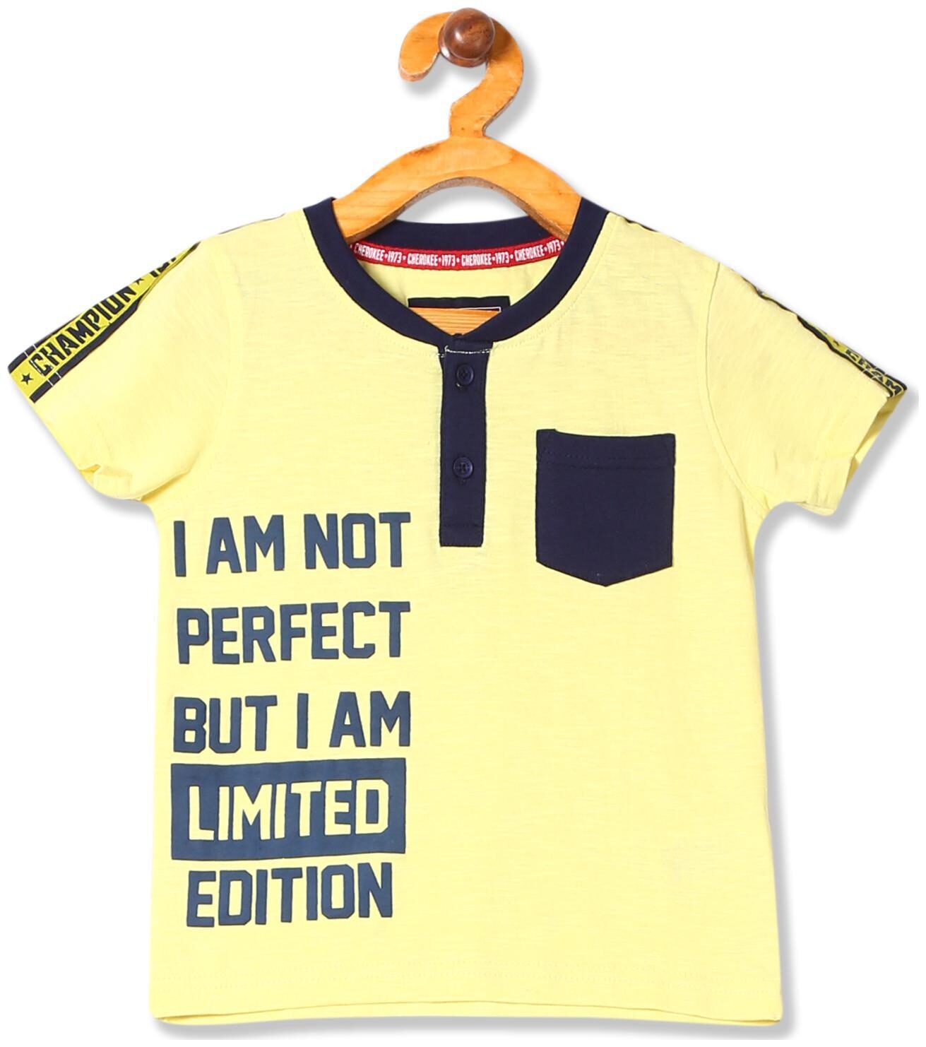 

CHEROKEE Boy Cotton Printed T-shirt - Yellow