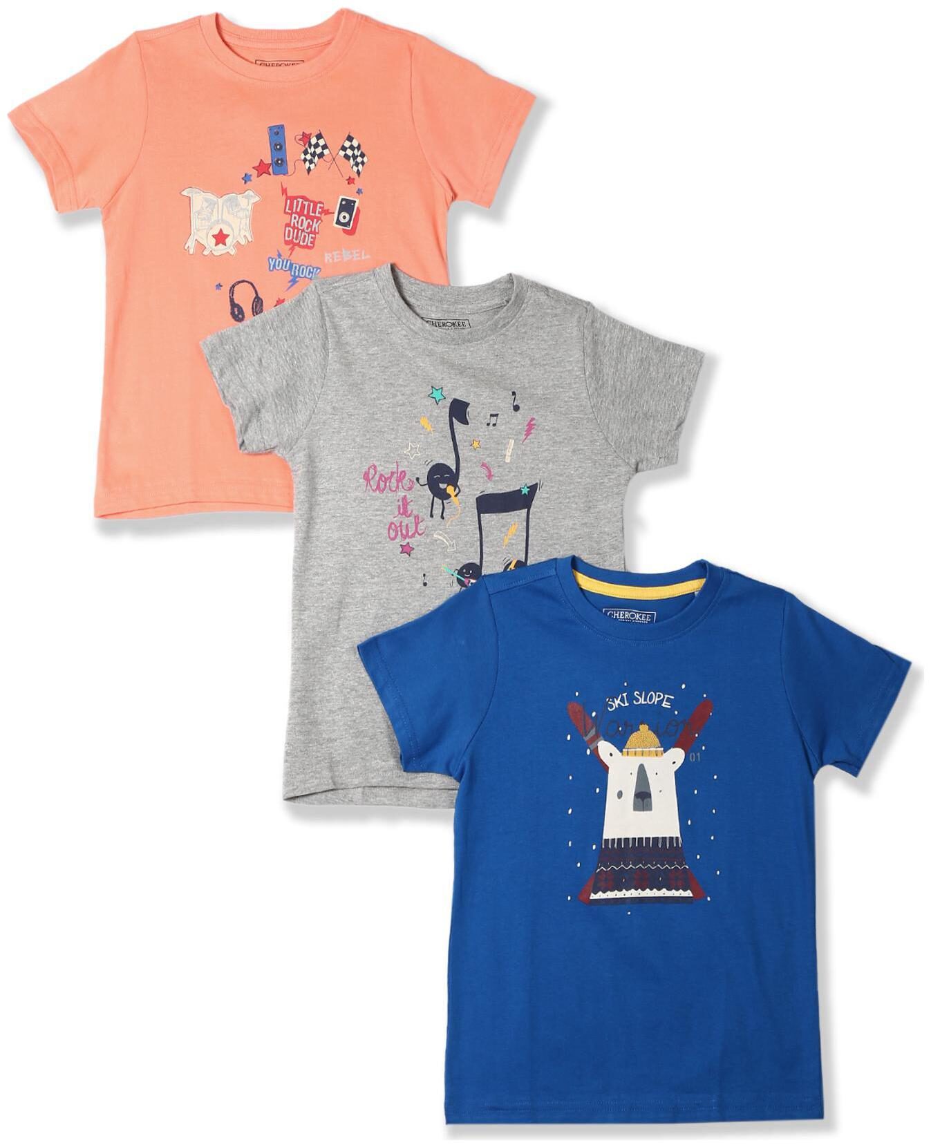 

CHEROKEE Boy Cotton Printed T-shirt - Multi