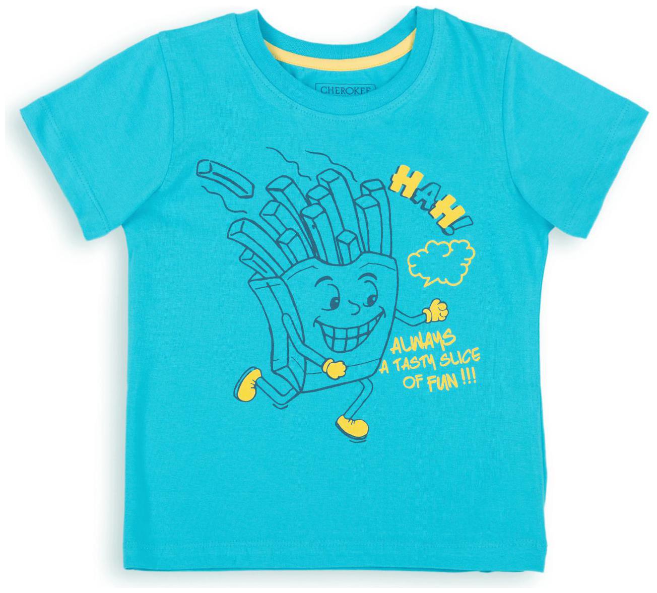 

CHEROKEE Boy Cotton Printed T-shirt - Blue