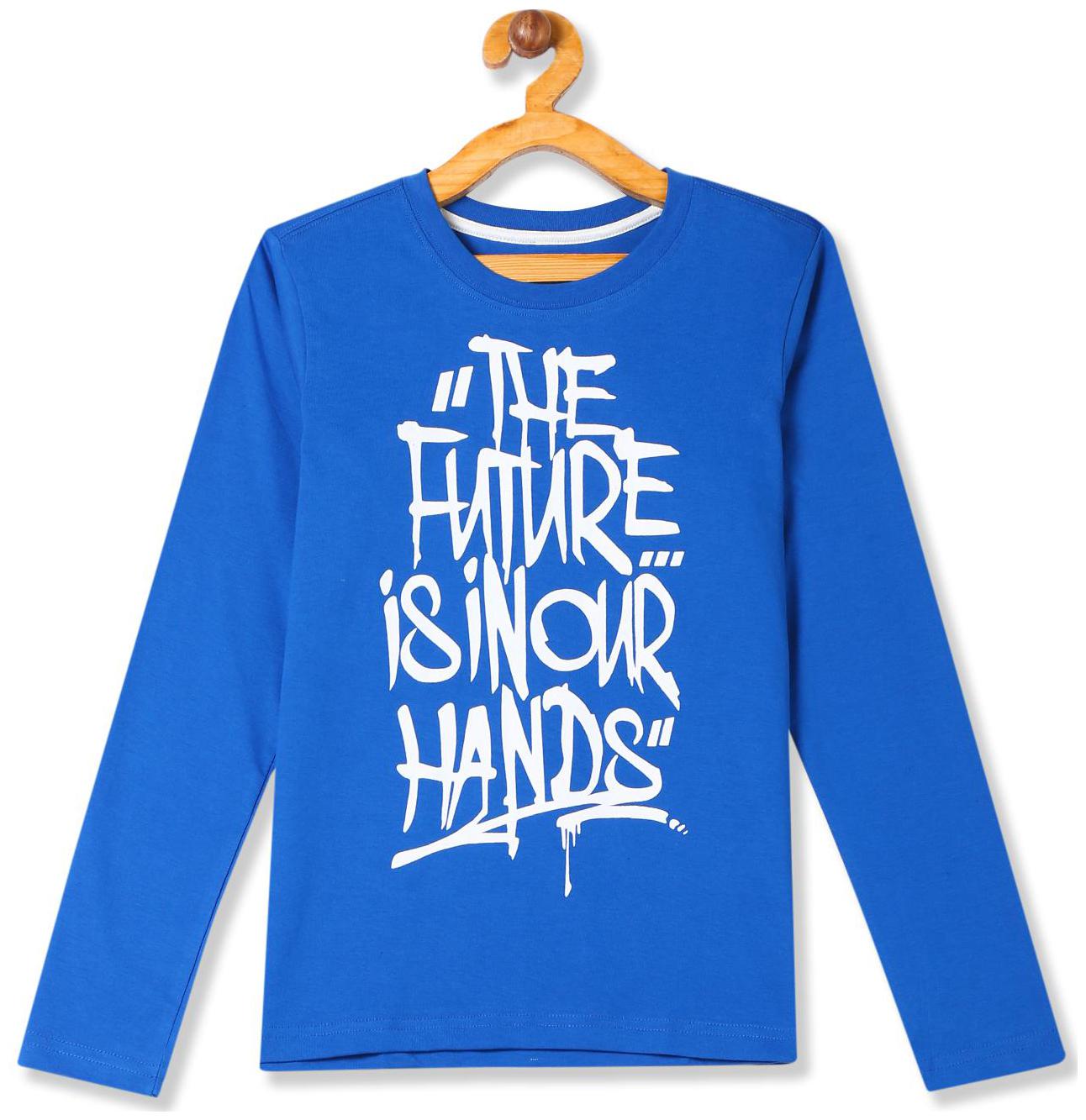 

CHEROKEE Boy Cotton Printed T-shirt - Blue