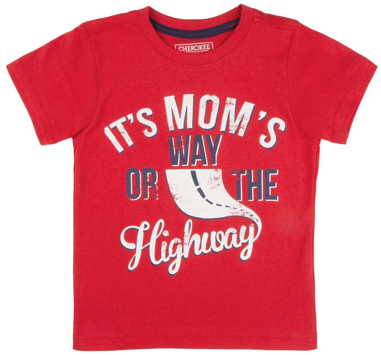 

CHEROKEE Boy Cotton Printed T-shirt - Red