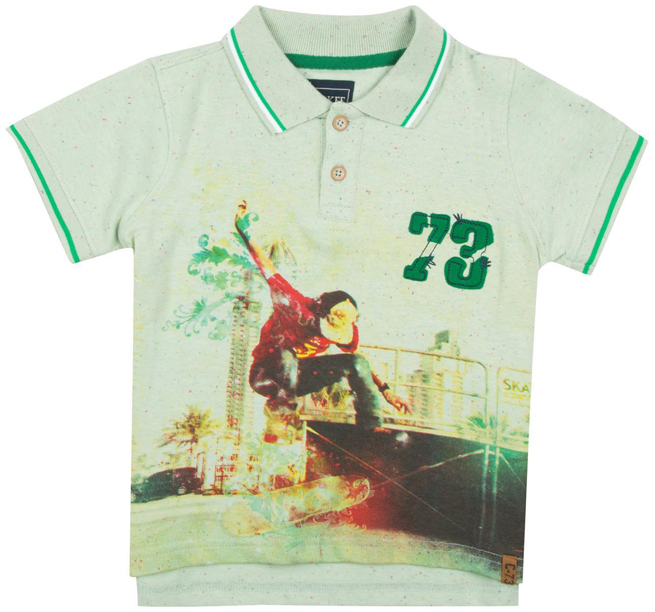 

CHEROKEE Boy Cotton Printed T-shirt - Green