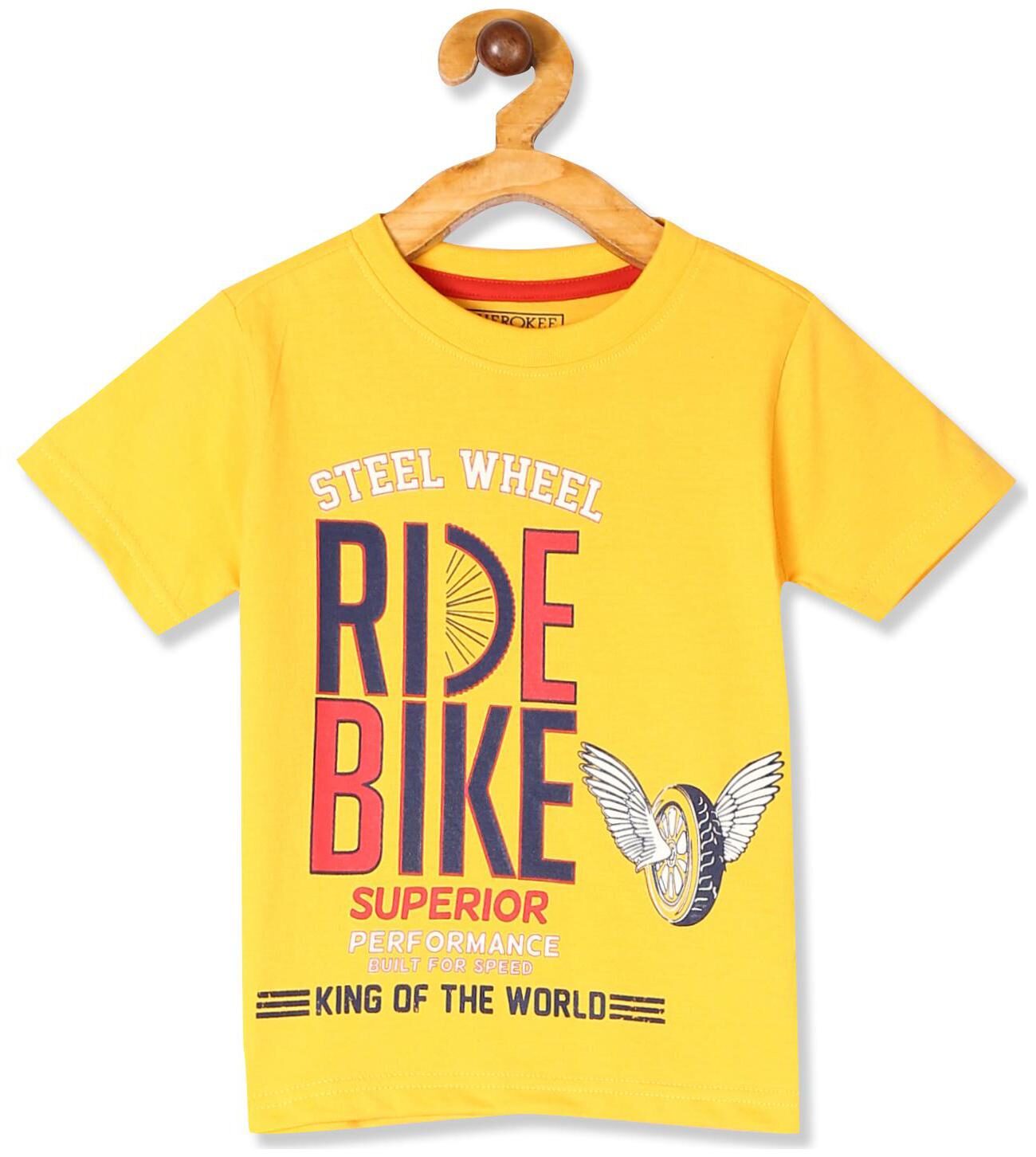 

CHEROKEE Boy Cotton Printed T-shirt - Yellow