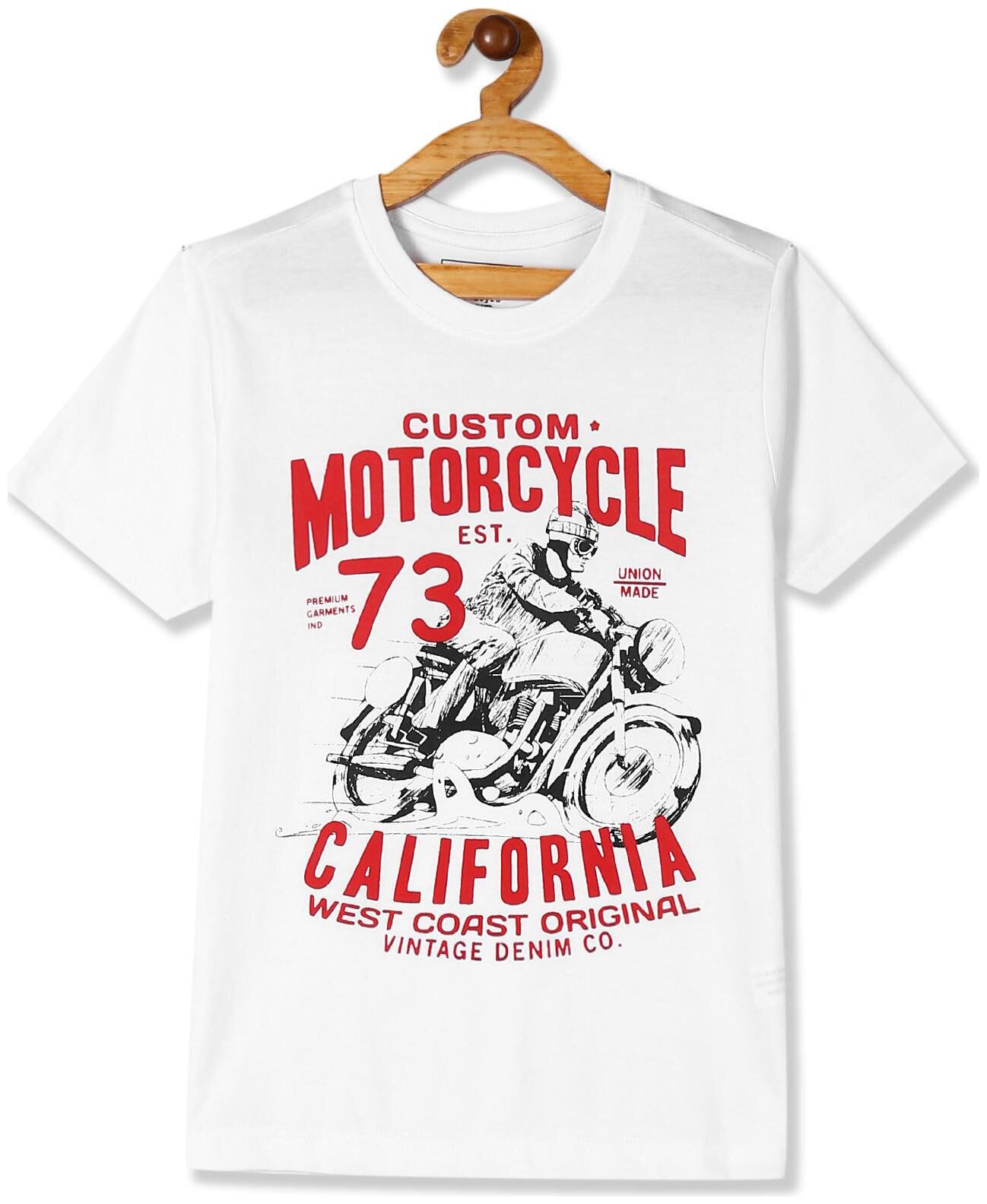 

CHEROKEE Boy Cotton Printed T-shirt - White