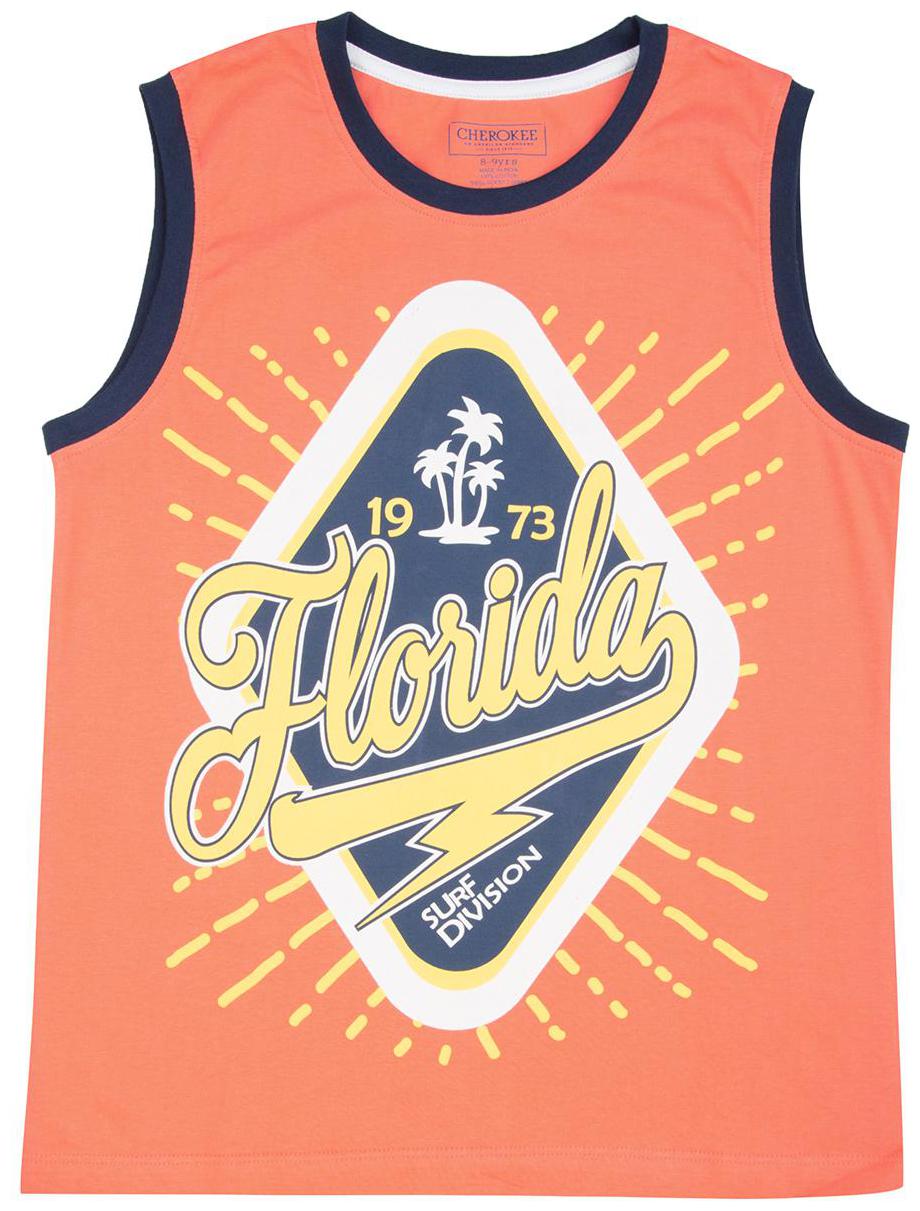 

CHEROKEE Boy Cotton Printed T-shirt - Orange