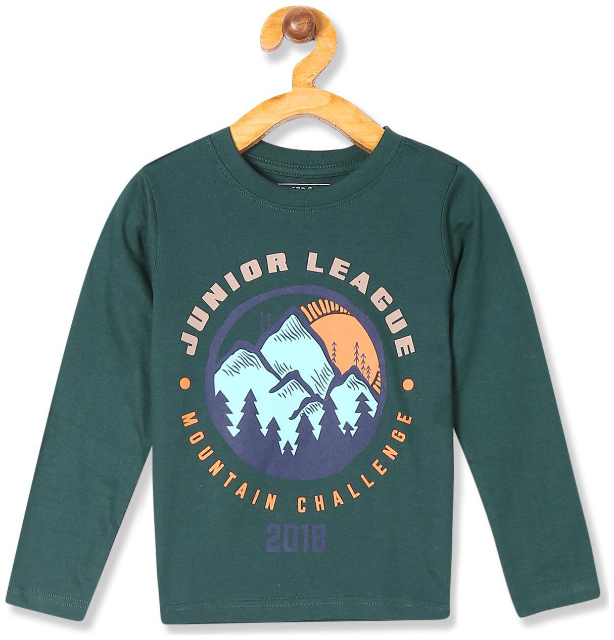 

CHEROKEE Boy Cotton Printed T-shirt - Green