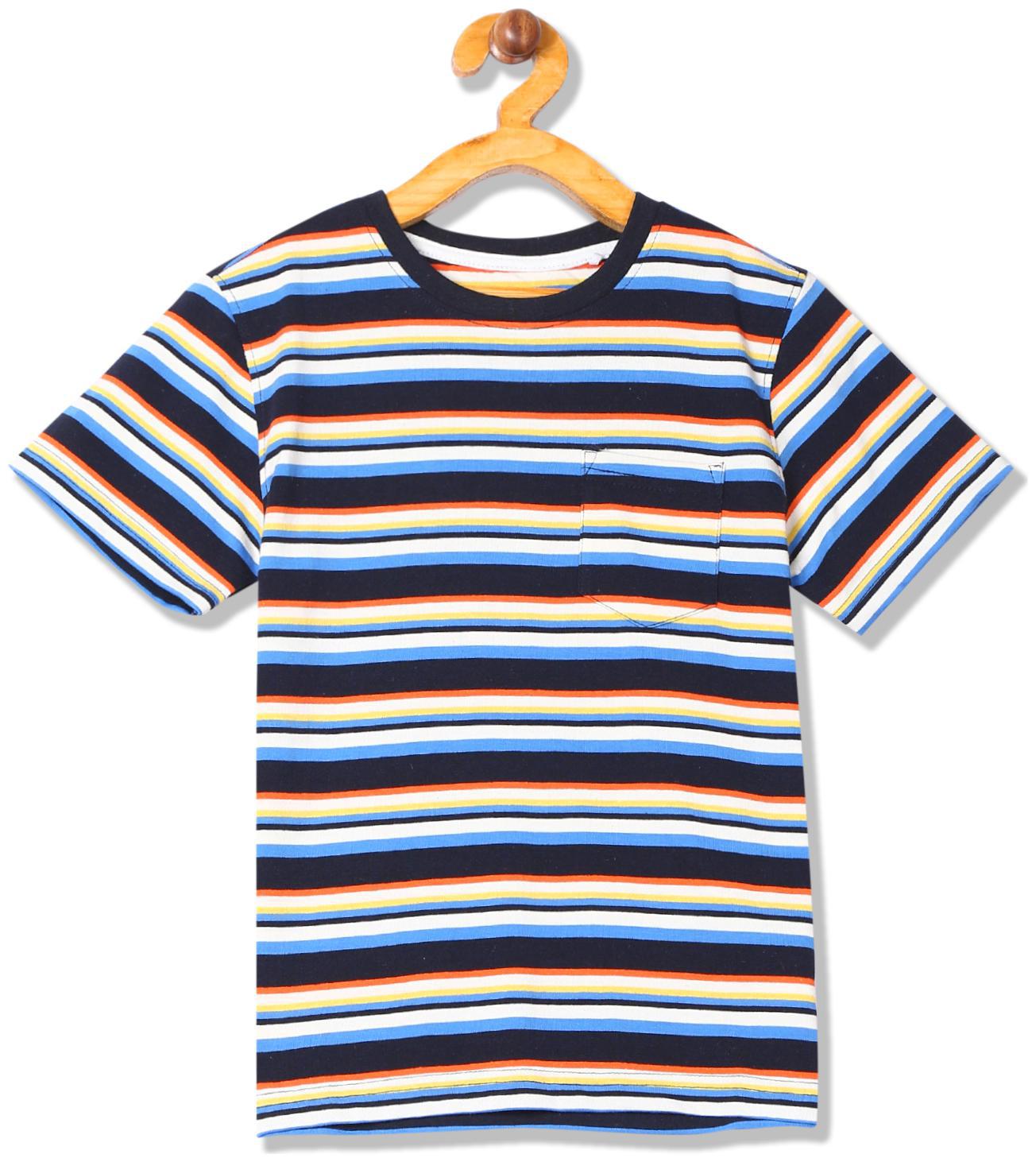 

CHEROKEE Boy Cotton Striped T-shirt - Blue