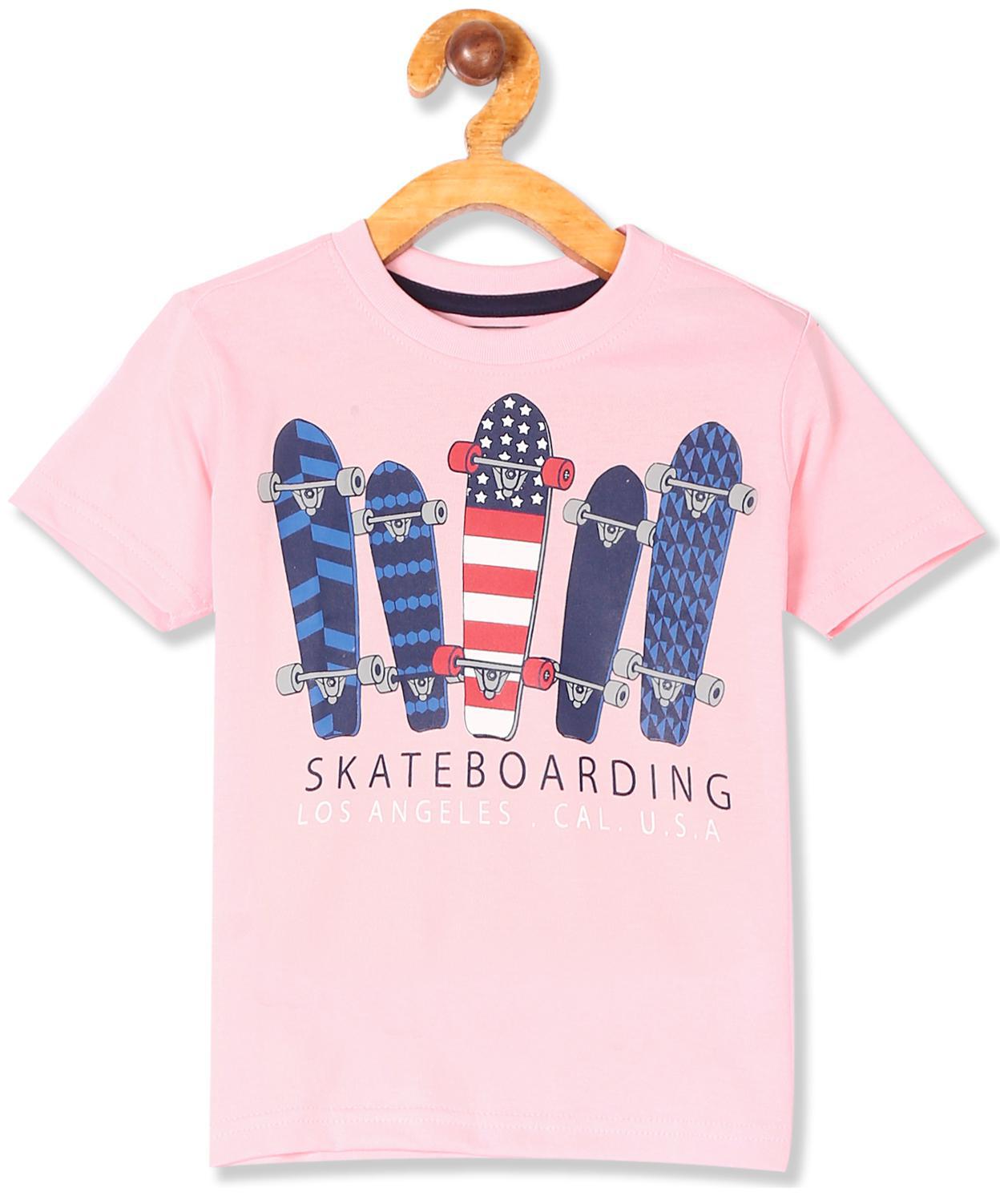 

CHEROKEE Boy Cotton Printed T-shirt - Pink