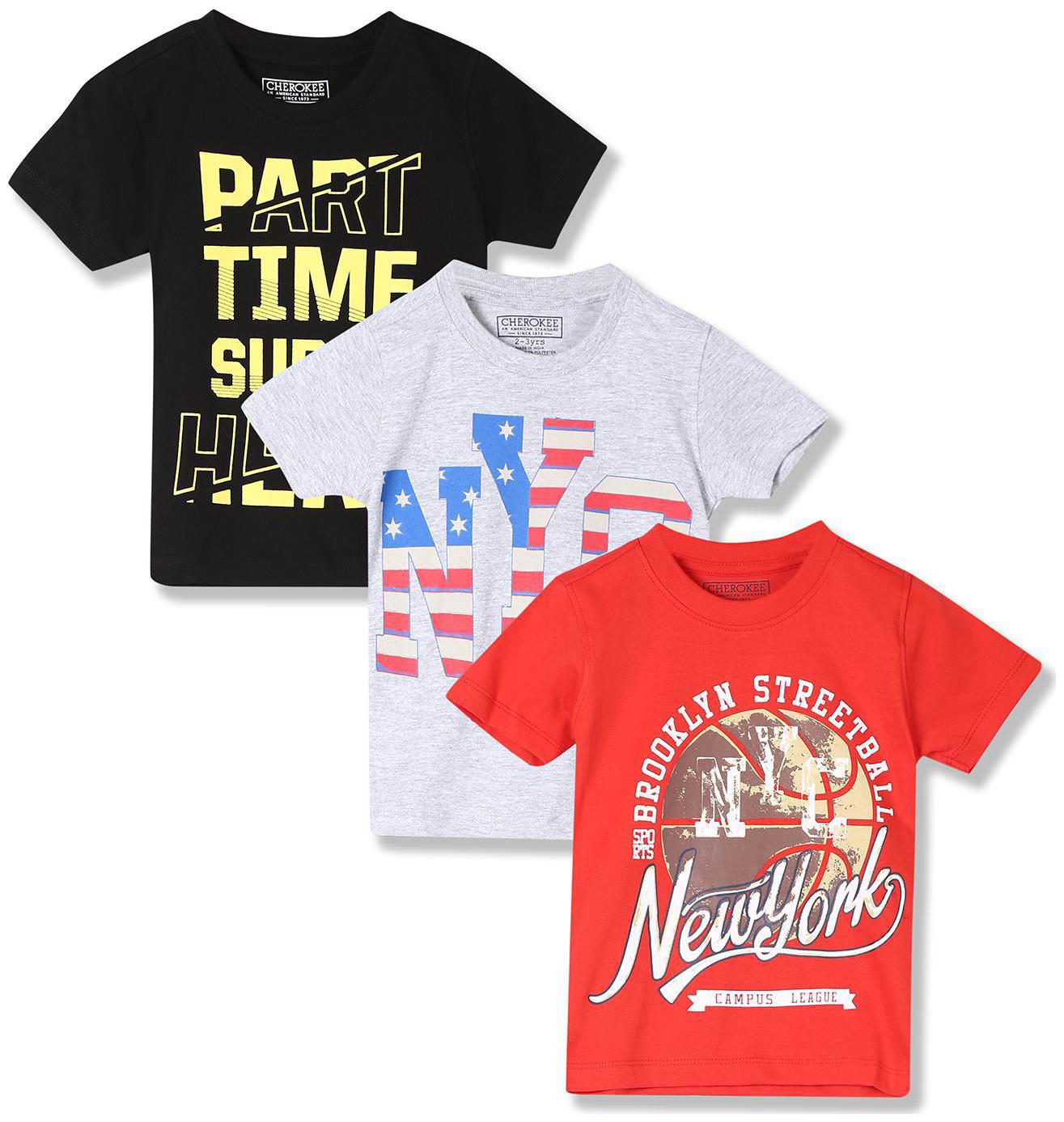 

CHEROKEE Boy Cotton Printed T-shirt - Multi