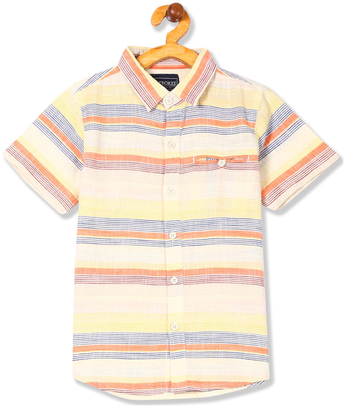 

CHEROKEE Boy Cotton Striped Shirt Multi