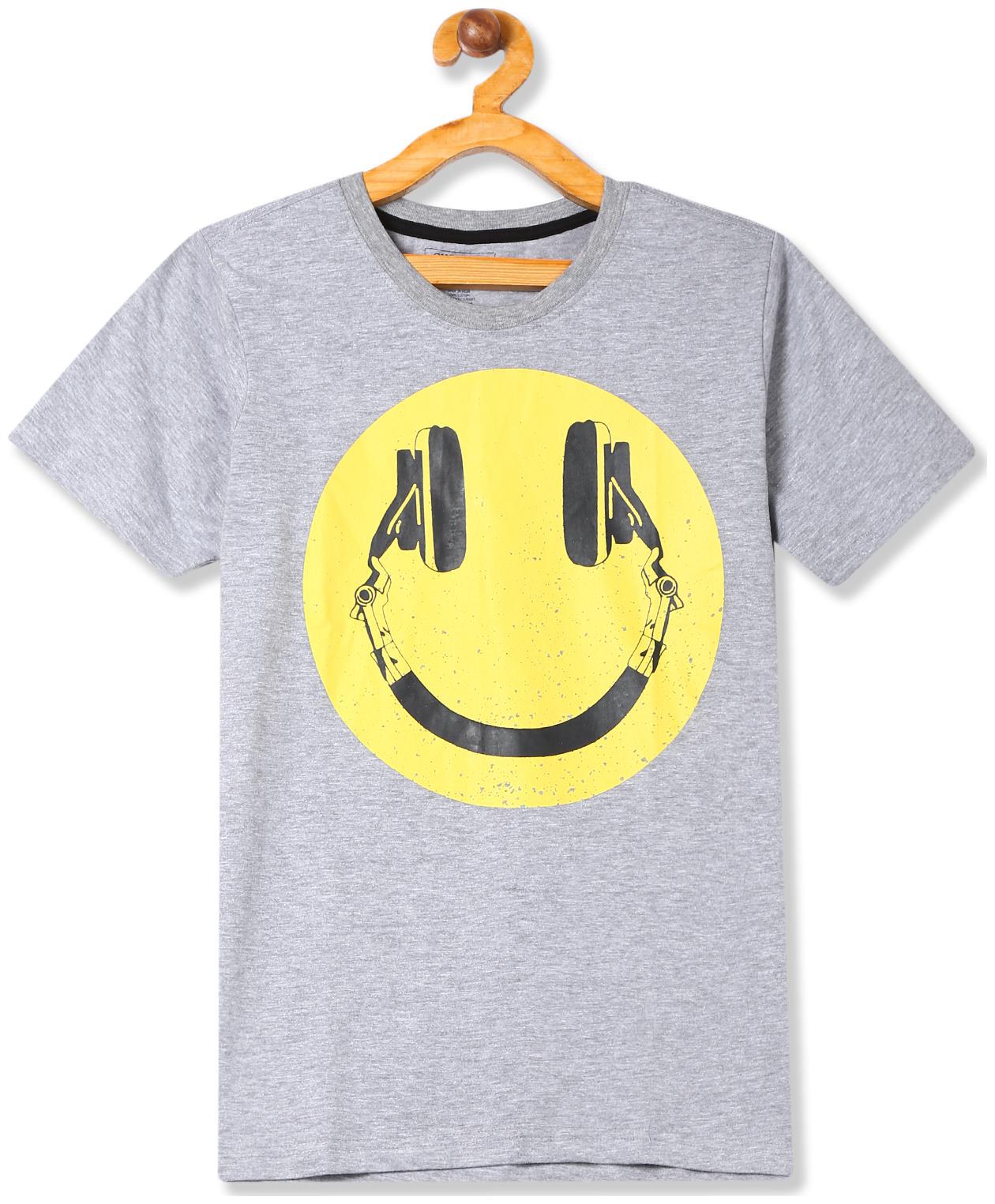 

CHEROKEE Boy Cotton Printed T-shirt - Grey