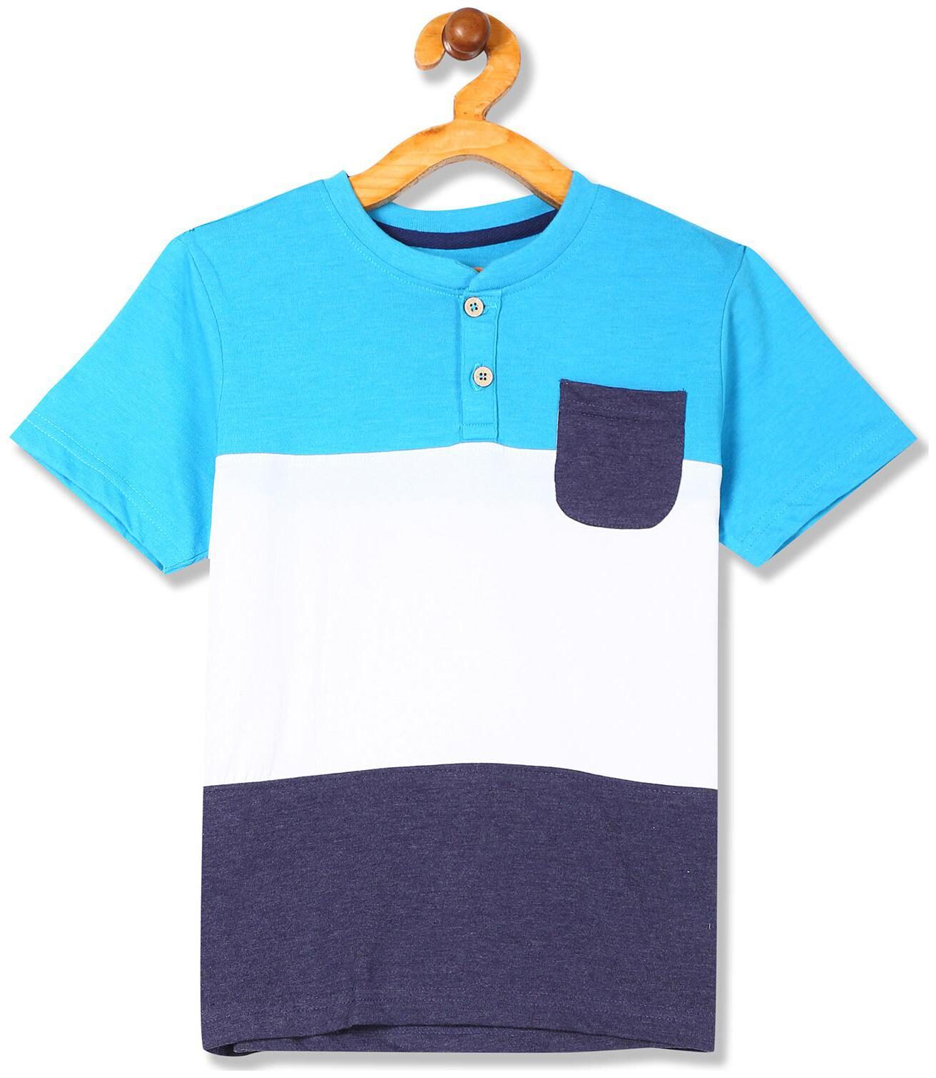 

CHEROKEE Boy Cotton blend Striped T-shirt - Blue