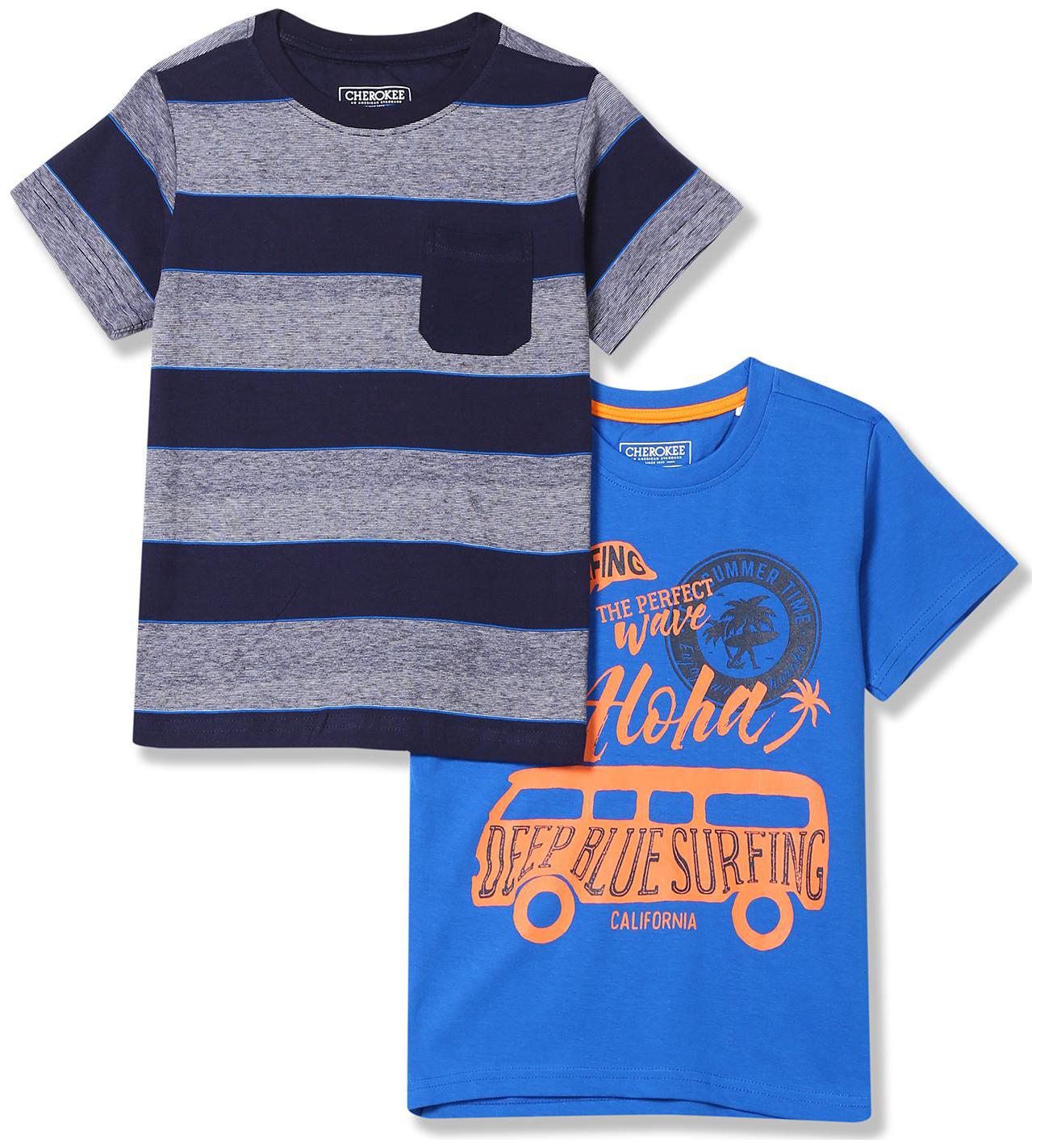 

CHEROKEE Boy Cotton Striped T-shirt - Multi