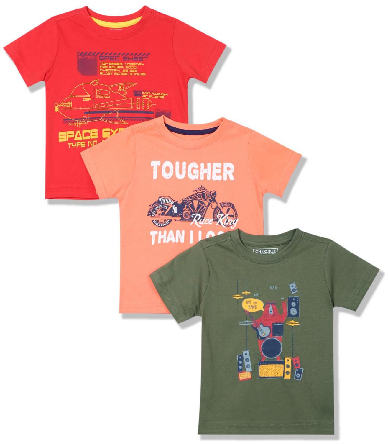 

CHEROKEE Boy Cotton Printed T-shirt - Multi