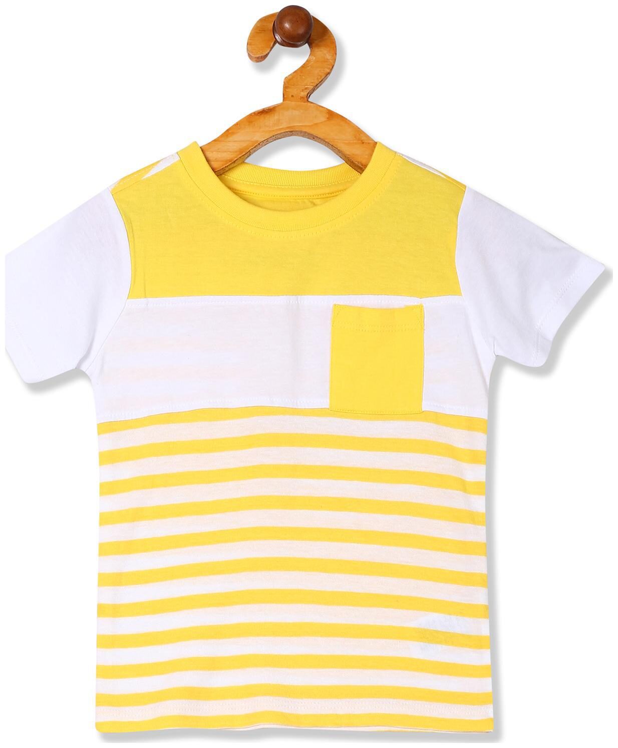 

CHEROKEE Boy Cotton Striped T-shirt - Yellow