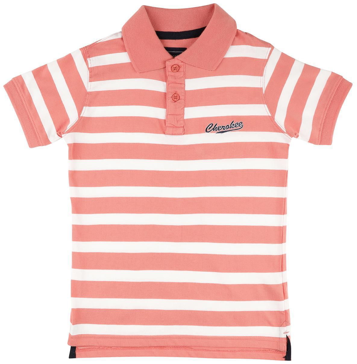 

CHEROKEE Boy Cotton Striped T-shirt - Pink
