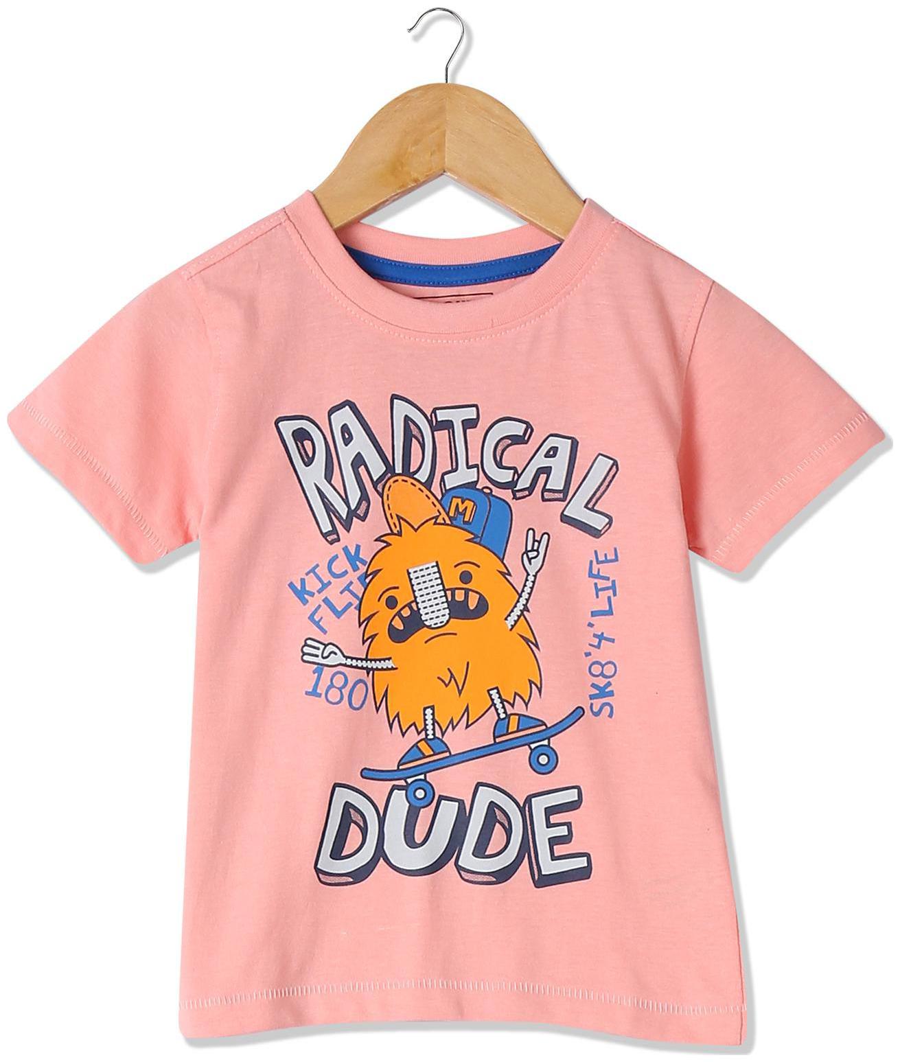 

CHEROKEE Boy Cotton Printed T-shirt - Pink