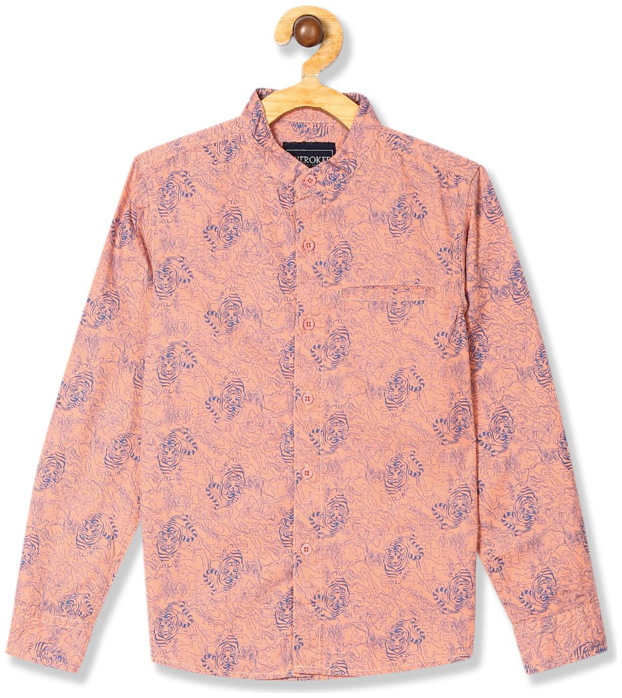 

CHEROKEE Boy Cotton Printed Shirt Pink