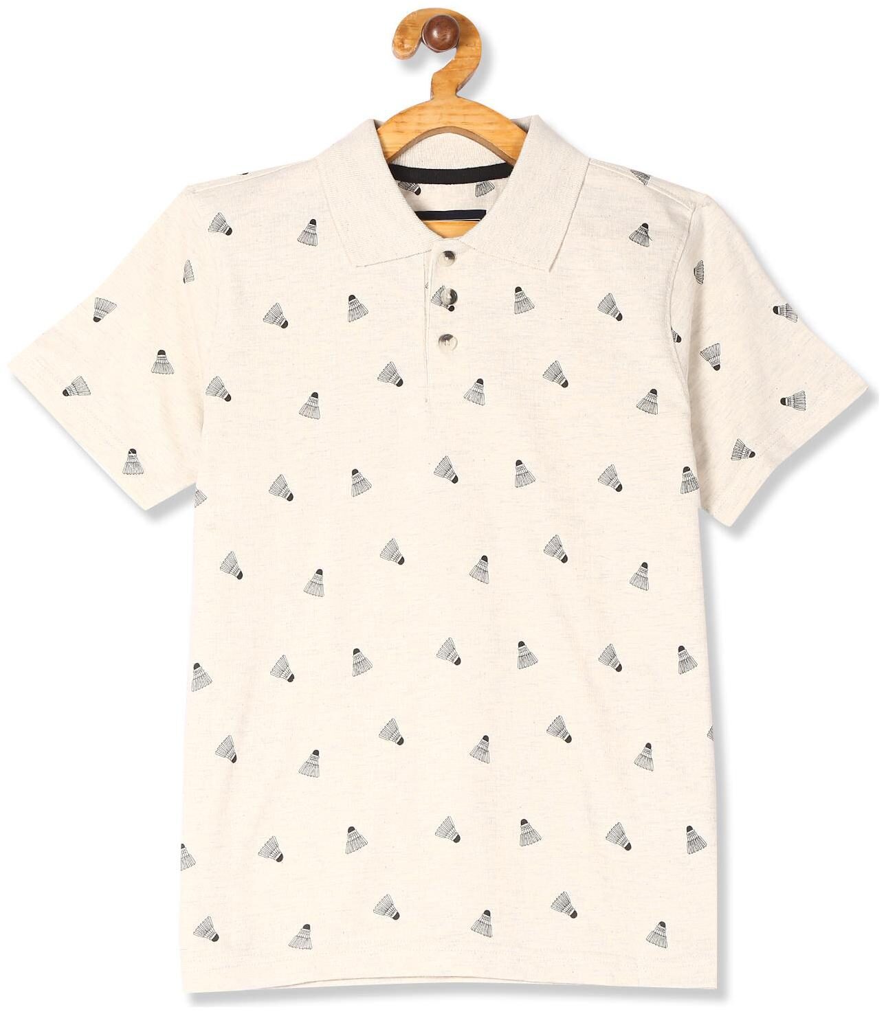

CHEROKEE Boy Cotton Printed T-shirt - White
