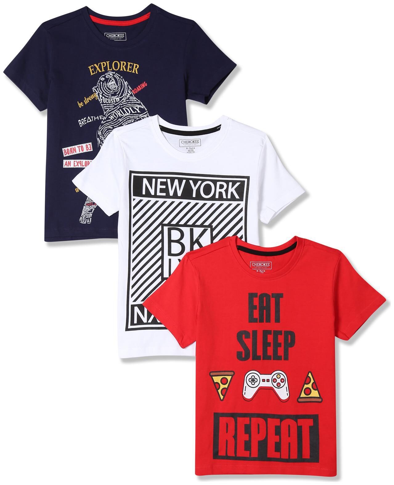 

CHEROKEE Boy Cotton Printed T-shirt - Multi
