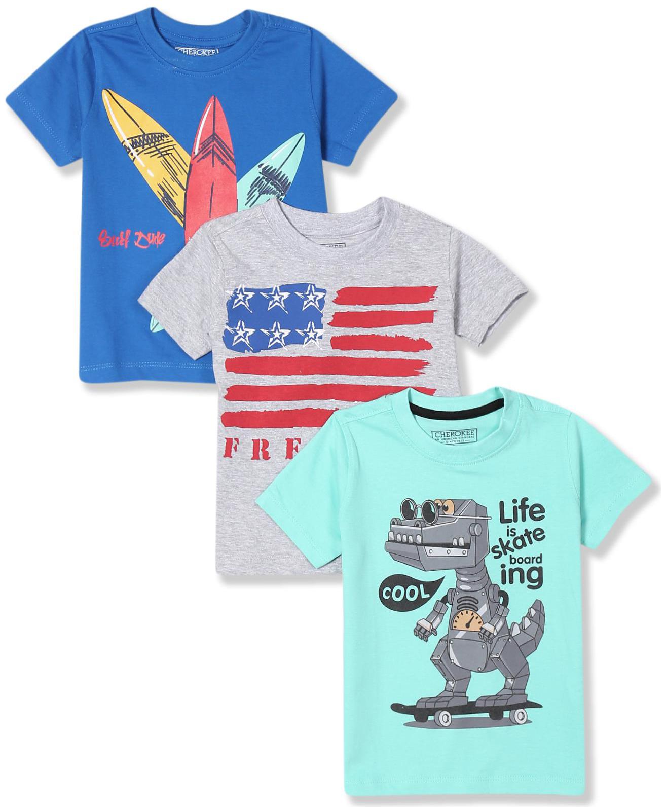

CHEROKEE Boy Cotton Printed T-shirt - Multi