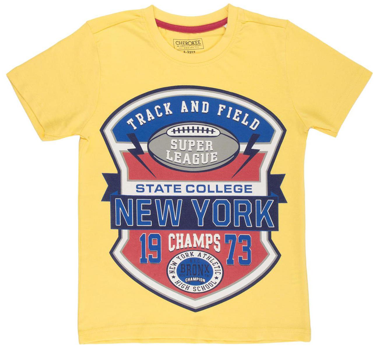 

CHEROKEE Boy Cotton Printed T-shirt - Yellow