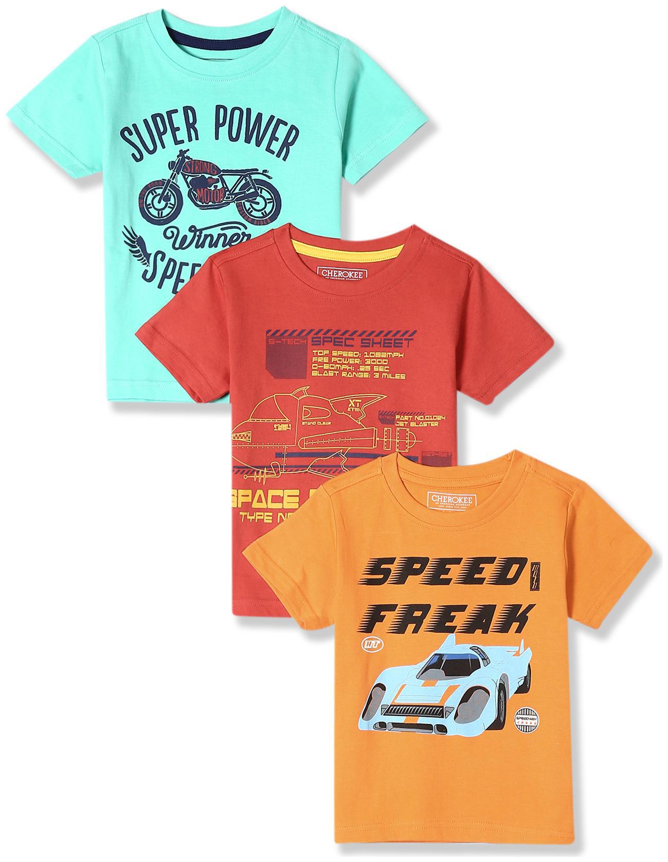 

CHEROKEE Boy Cotton Printed T-shirt - Multi