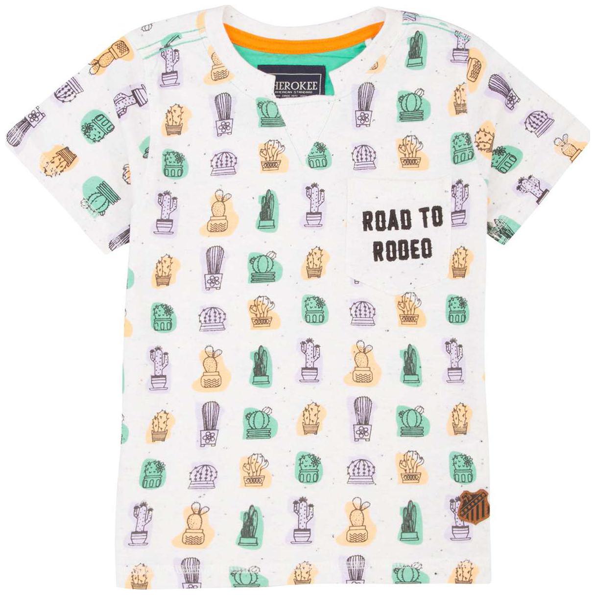 

CHEROKEE Boy Cotton Printed T-shirt - White