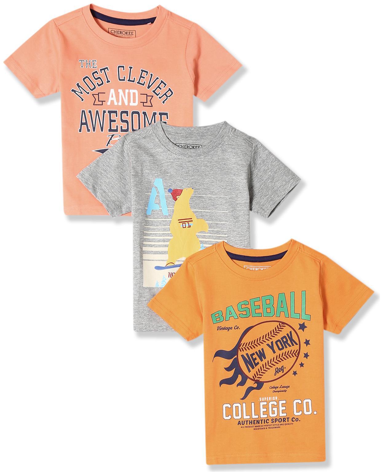 

CHEROKEE Boy Cotton Printed T-shirt - Multi
