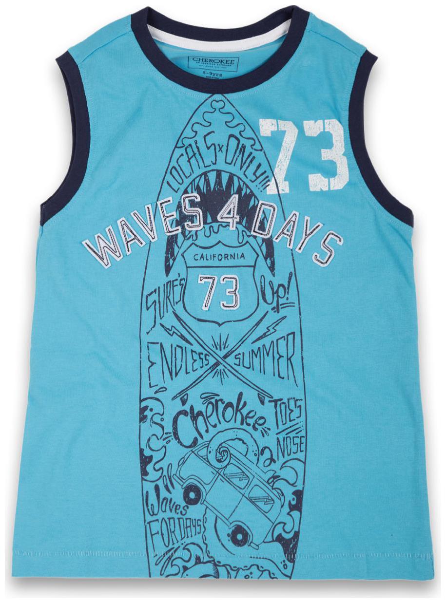 

CHEROKEE Boy Cotton Printed T-shirt - Blue