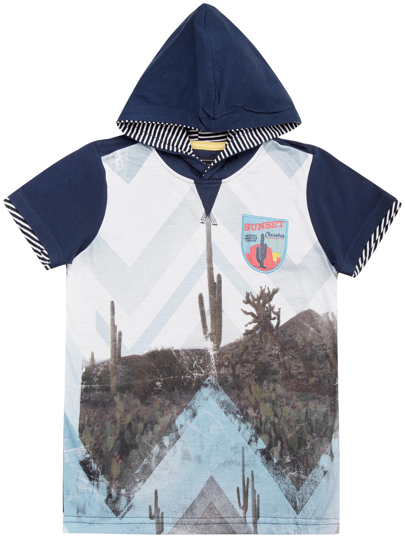 

CHEROKEE Boy Cotton Printed T-shirt - Blue