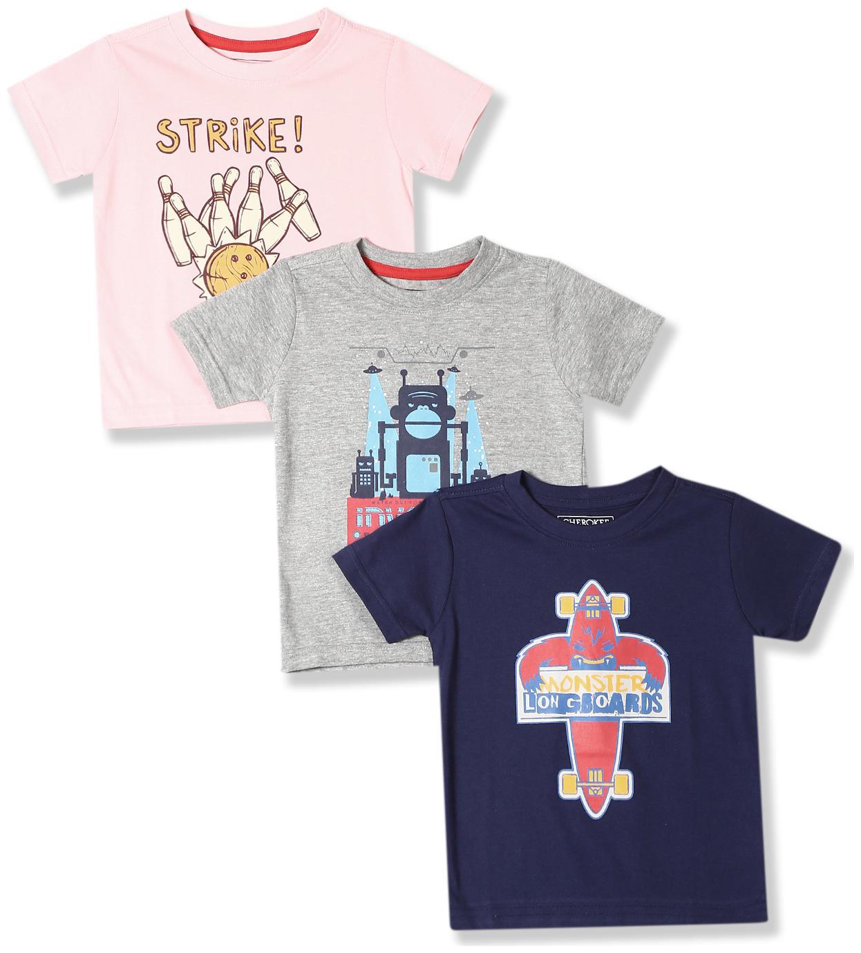 

CHEROKEE Boy Cotton Printed T-shirt - Multi