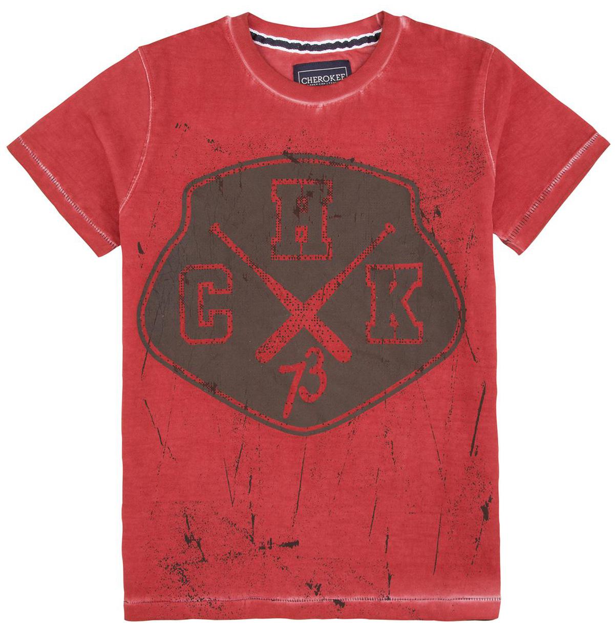 

CHEROKEE Boy Cotton Printed T-shirt - Red