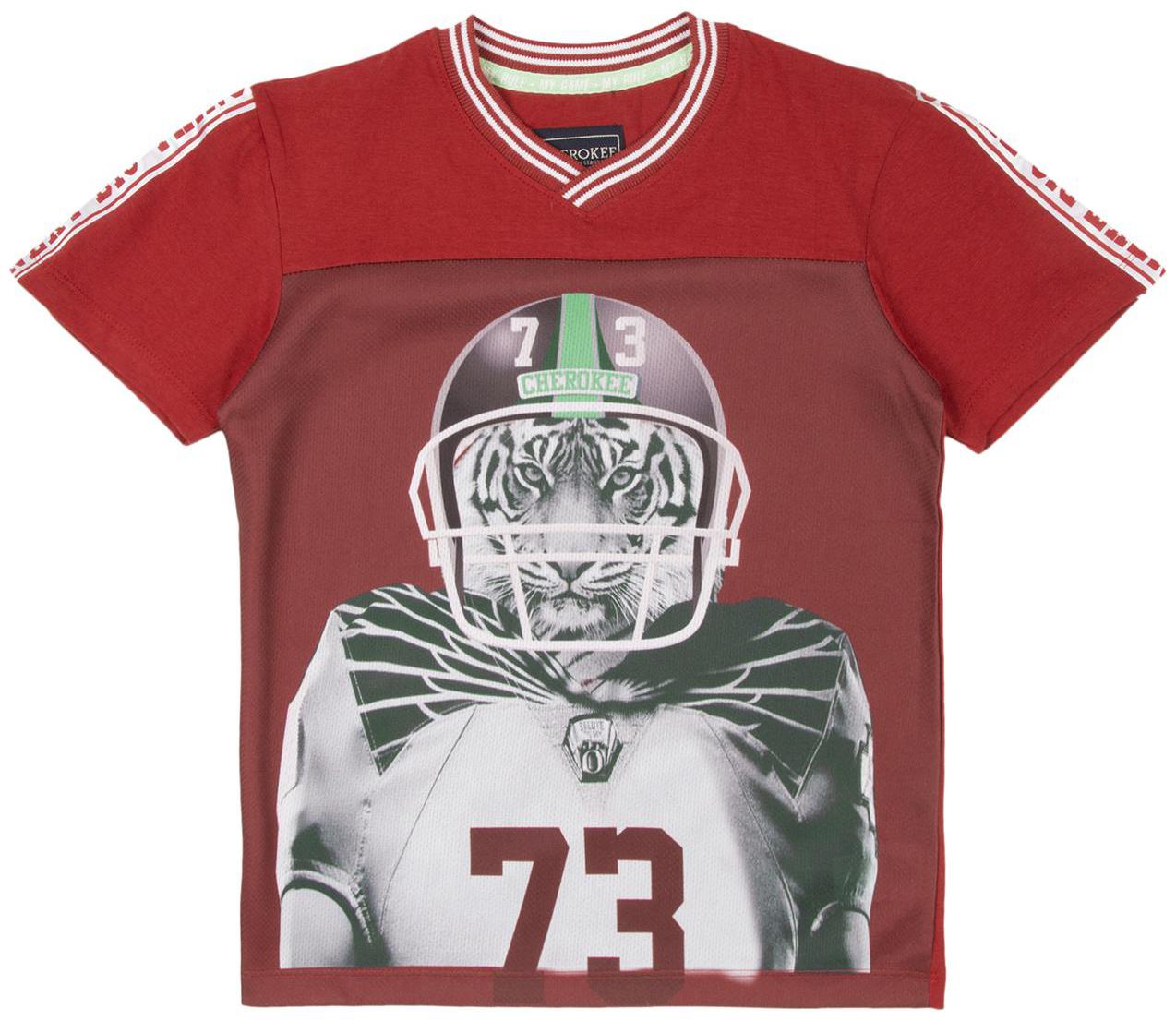 

CHEROKEE Boy Cotton Printed T-shirt - Red