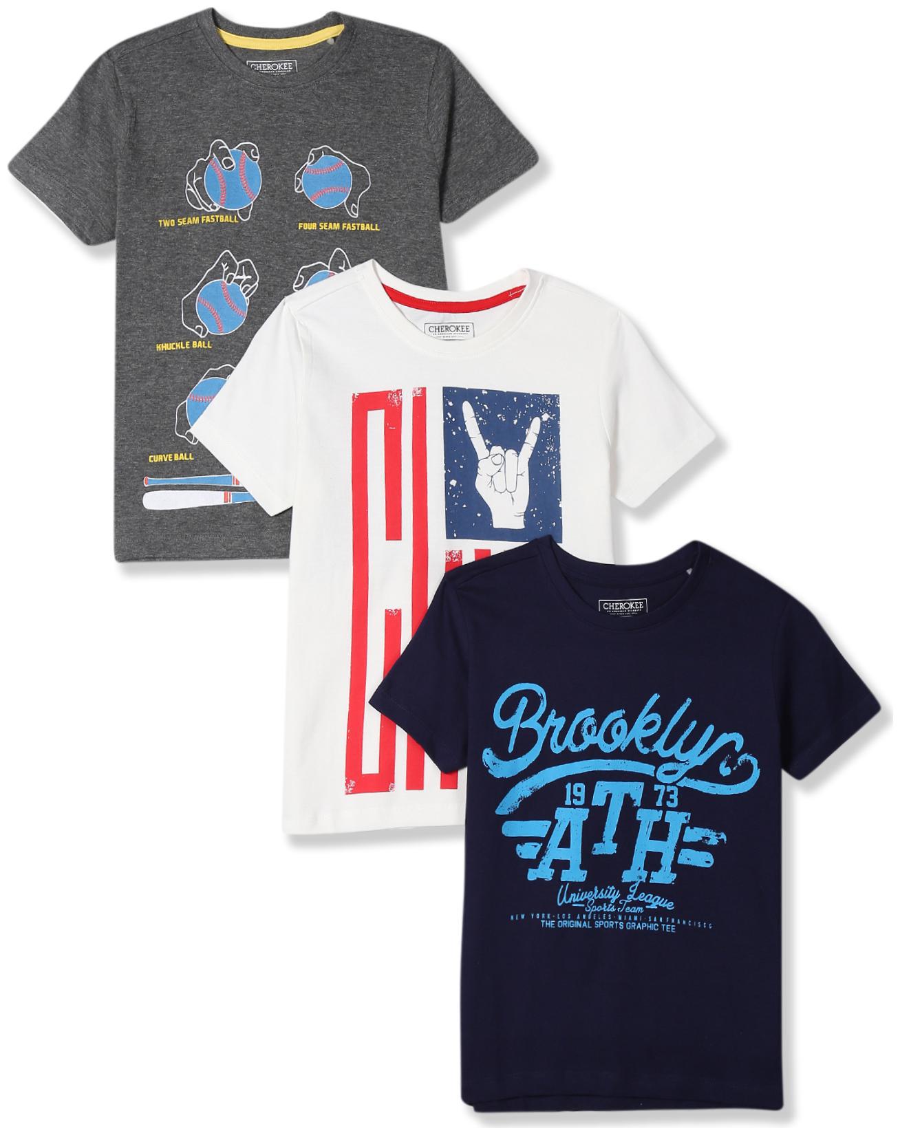 

CHEROKEE Boy Cotton Printed T-shirt - Multi