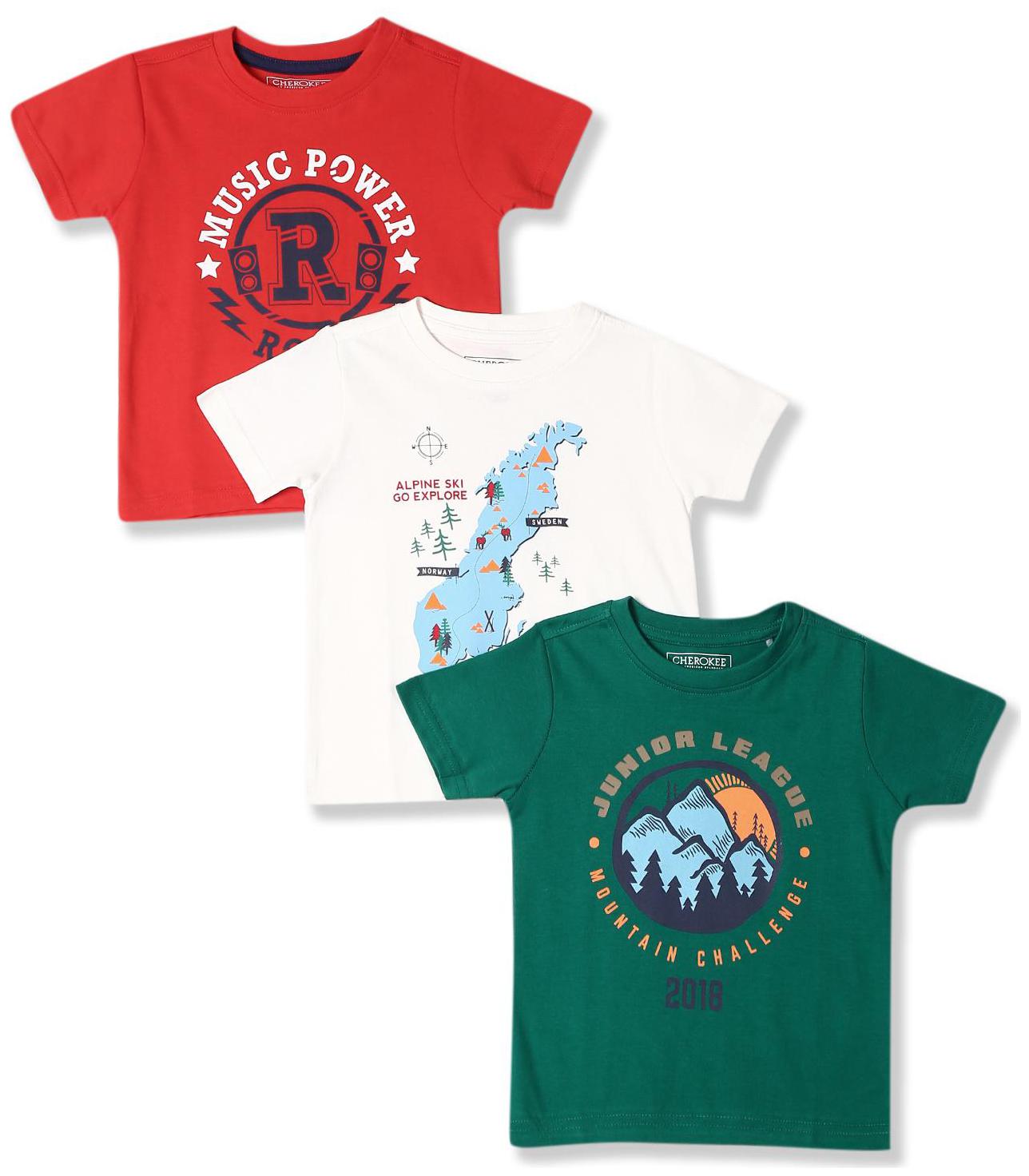 

CHEROKEE Boy Cotton Printed T-shirt - Multi