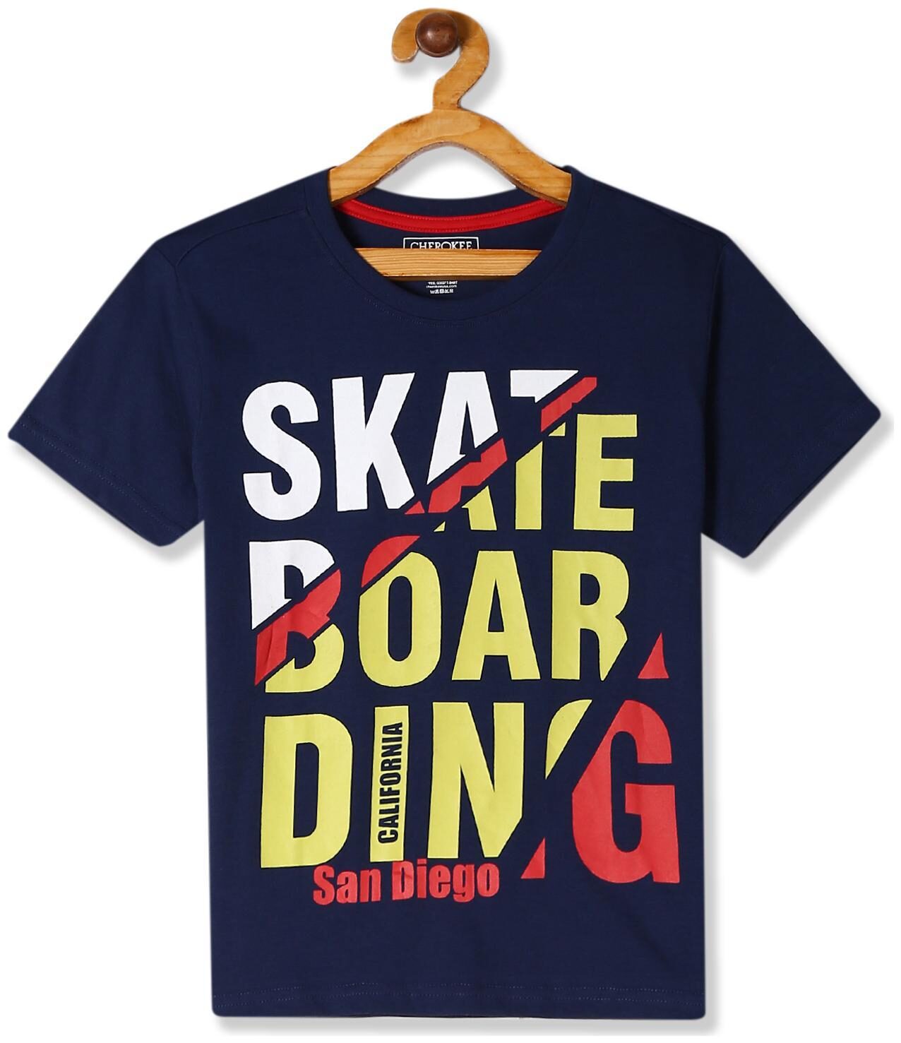 

CHEROKEE Boy Cotton Printed T-shirt - Blue