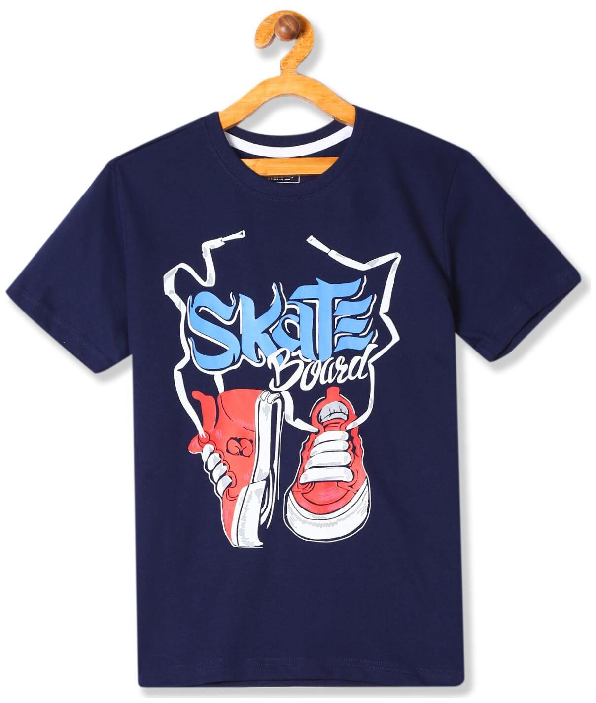 

CHEROKEE Boy Cotton Printed T-shirt - Blue