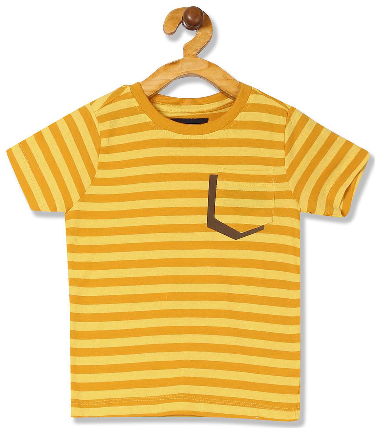 

CHEROKEE Boy Cotton Striped T-shirt - Yellow