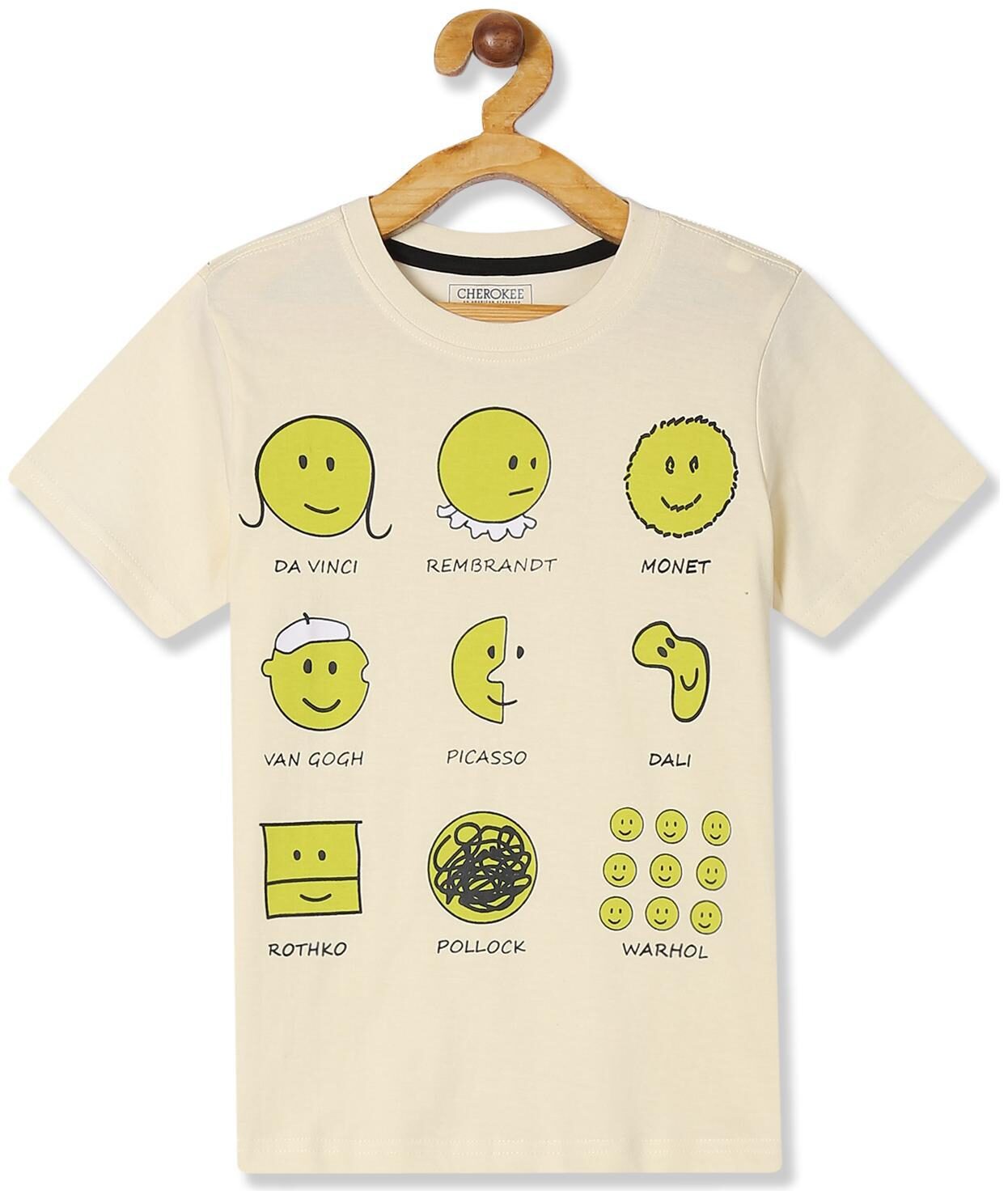 

CHEROKEE Boy Cotton Printed T-shirt - White